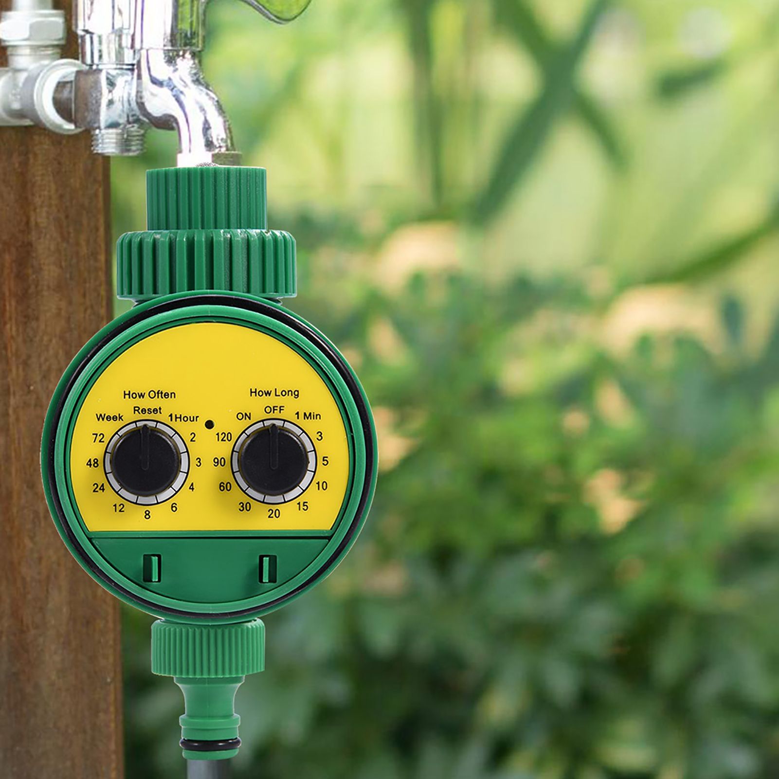 Multi Function Two Dial Automatic Electronic Watering Timer Garden Irrigation view 3