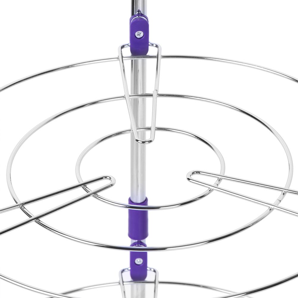 5 Tiers Home Kitchen Pans Pots Storage Rack Durable Metal Wire Shelving Organizer view 9