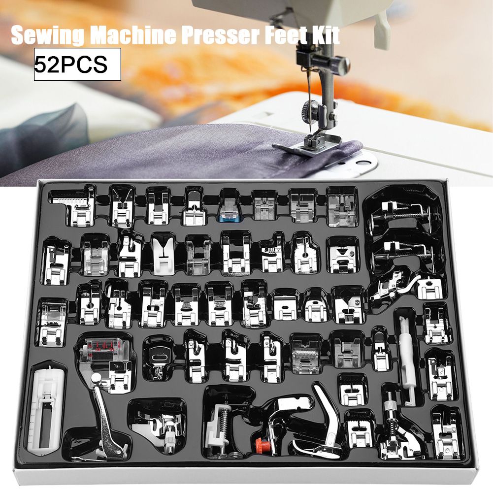 52pcs set Stitch Walking Foot Presser Feet Kit Household Multi functional view 2