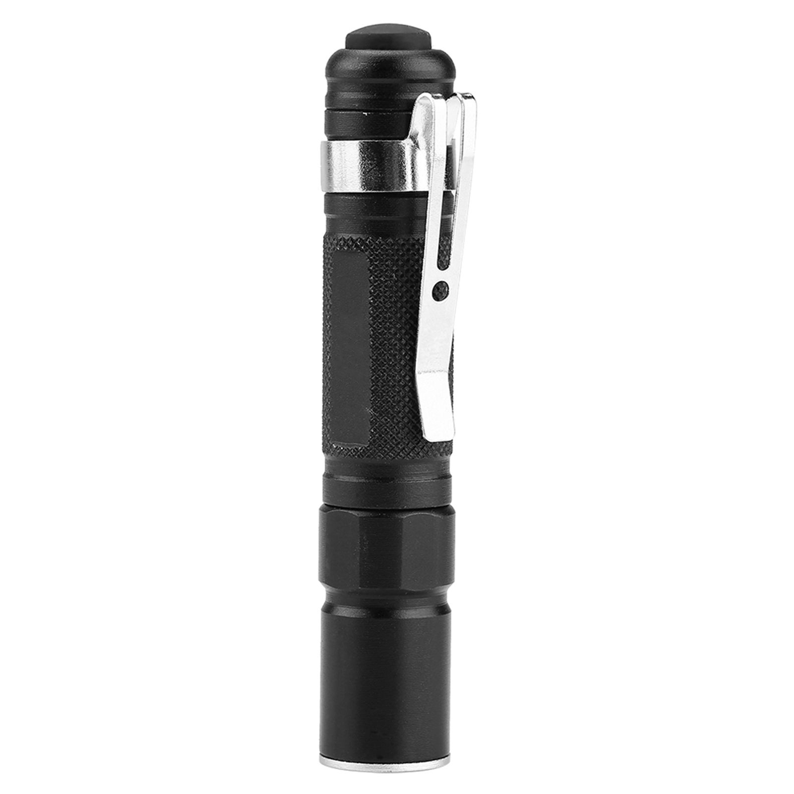 Mini Portable LED Pen Clip Flashlight Telescopic Zoom Light Torch Lamp for view 2