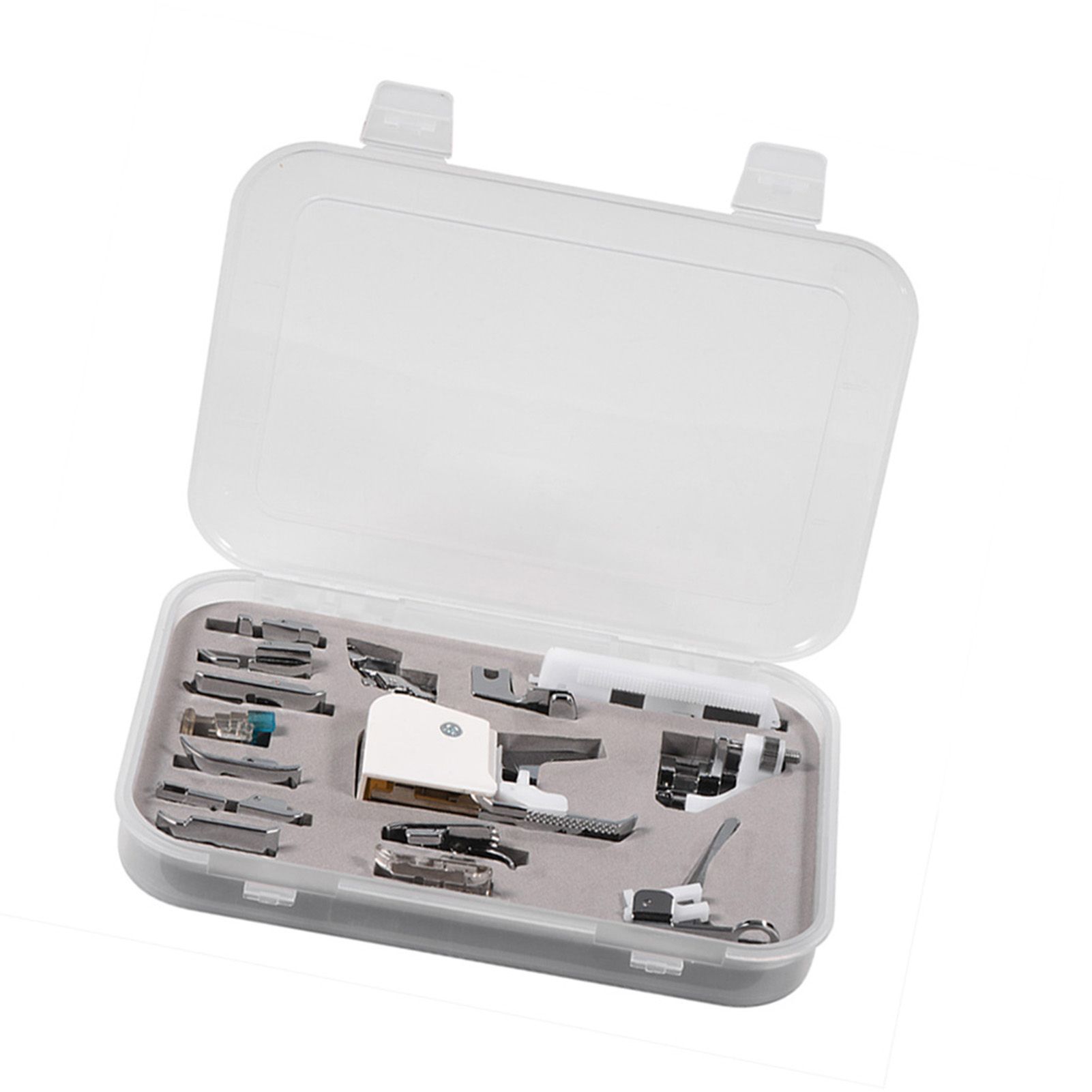 15Pcs Presser Foot for Brother Janome Singer Multifunctional Sewing Machine view 7