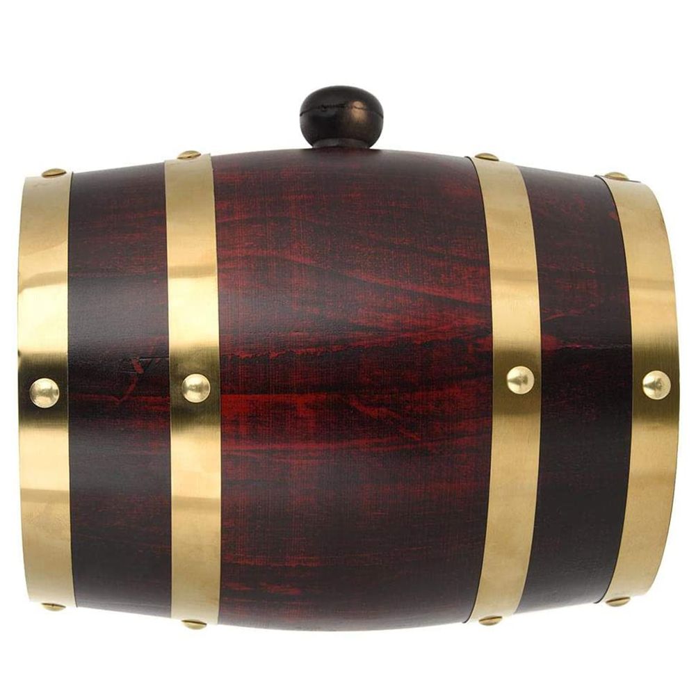 1.5L Vintage Wood Oak Timber Wine Barrel for Whiskey Rum Port view 10