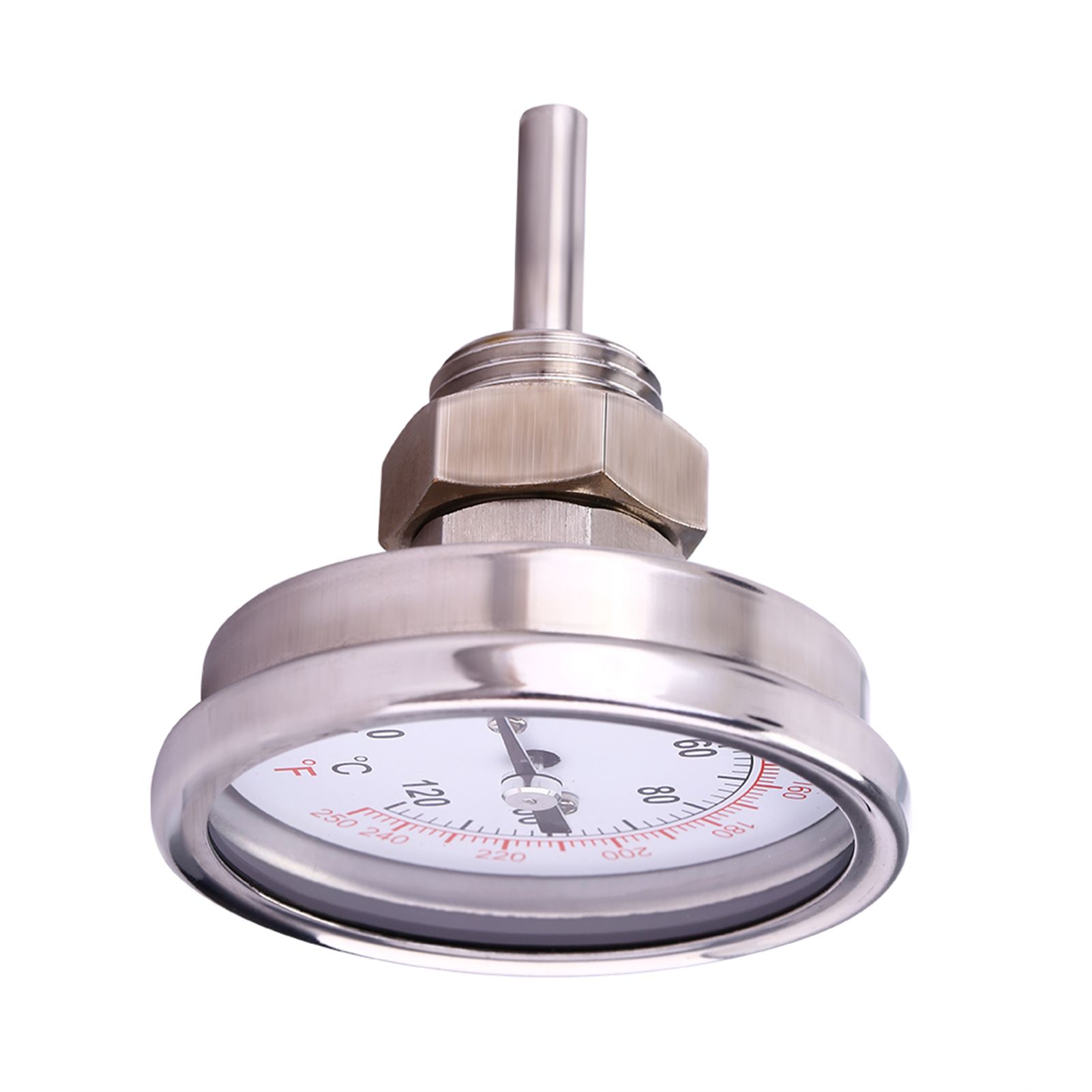 Stainless Steel 0℃-120℃ BBQ Grill Smoker Thermometer Temperature Meter Tester view 3
