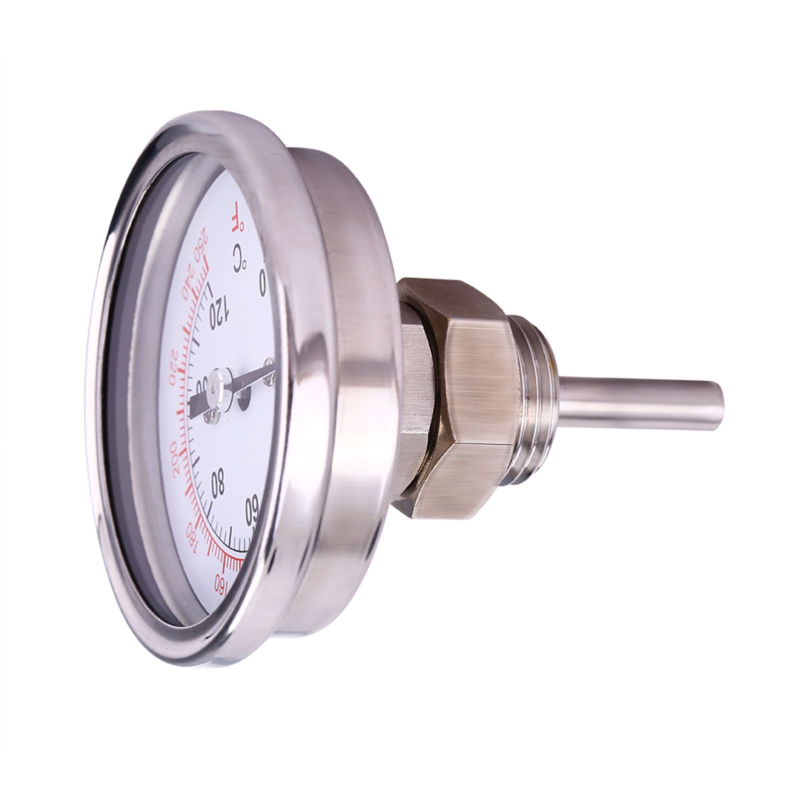 Stainless Steel 0℃-120℃ BBQ Grill Smoker Thermometer Temperature Meter Tester view 5