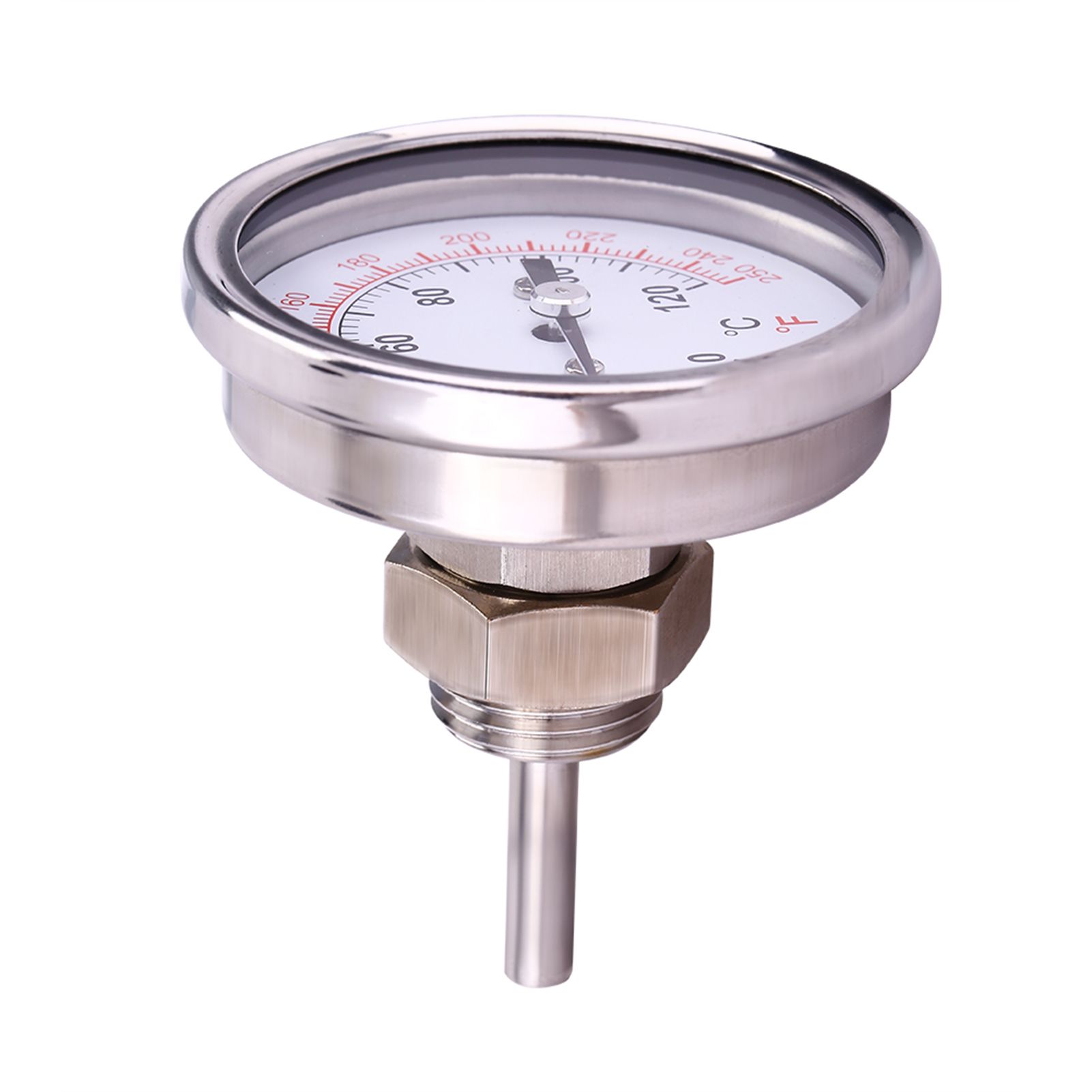 Stainless Steel 0℃-120℃ BBQ Grill Smoker Thermometer Temperature Meter Tester view 7