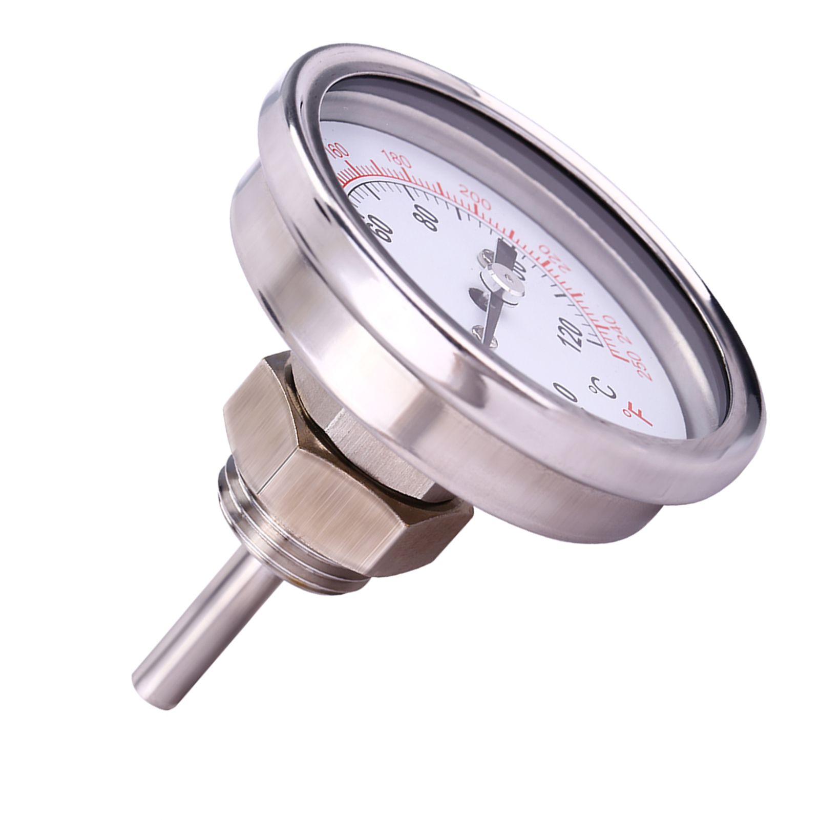 Stainless Steel 0℃-120℃ BBQ Grill Smoker Thermometer Temperature Meter Tester view 9