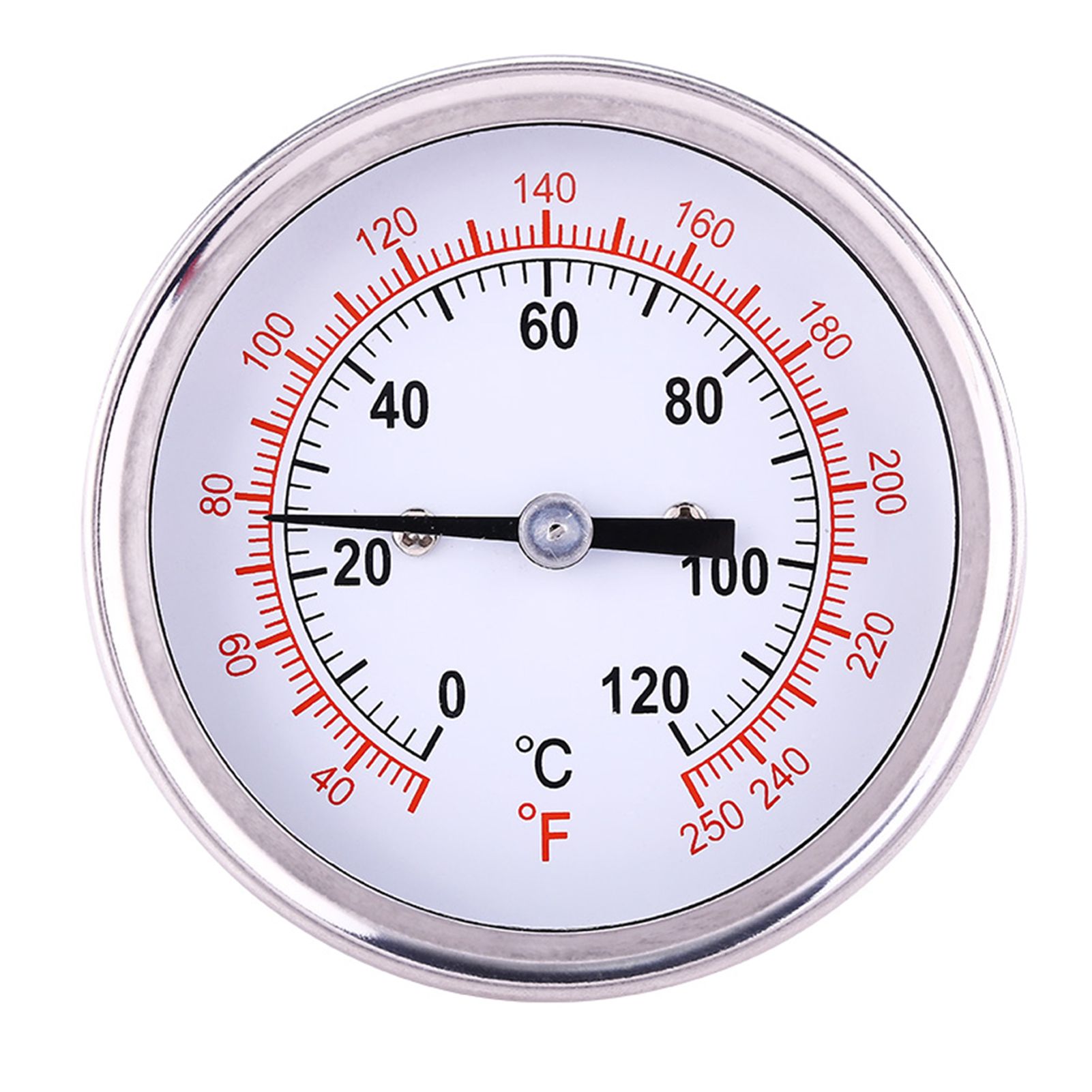 Stainless Steel 0℃-120℃ BBQ Grill Smoker Thermometer Temperature Meter Tester view 10
