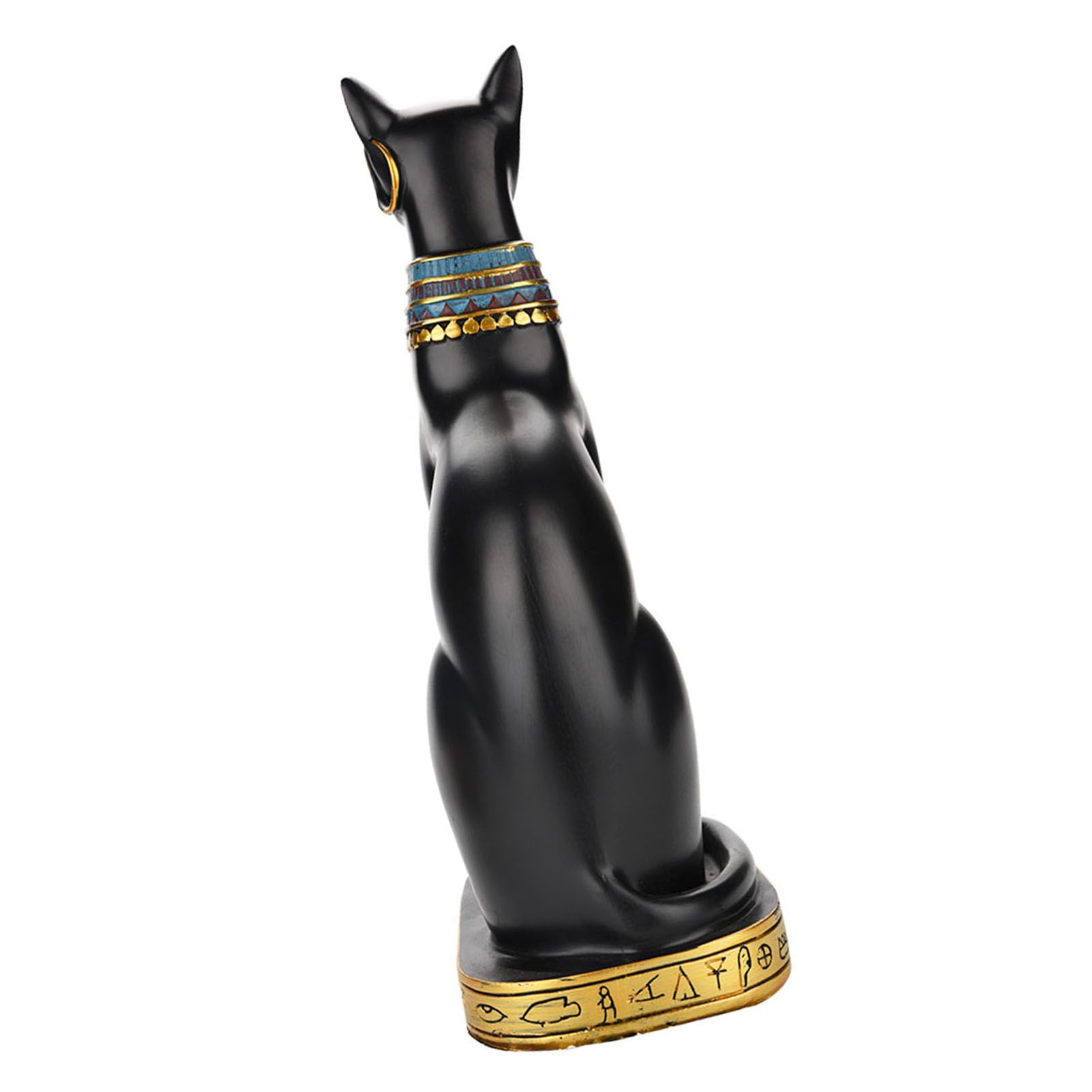 Egyptian Cat Resin Statue Figurine Household Room Ornament Crafts Gifts Home view 9