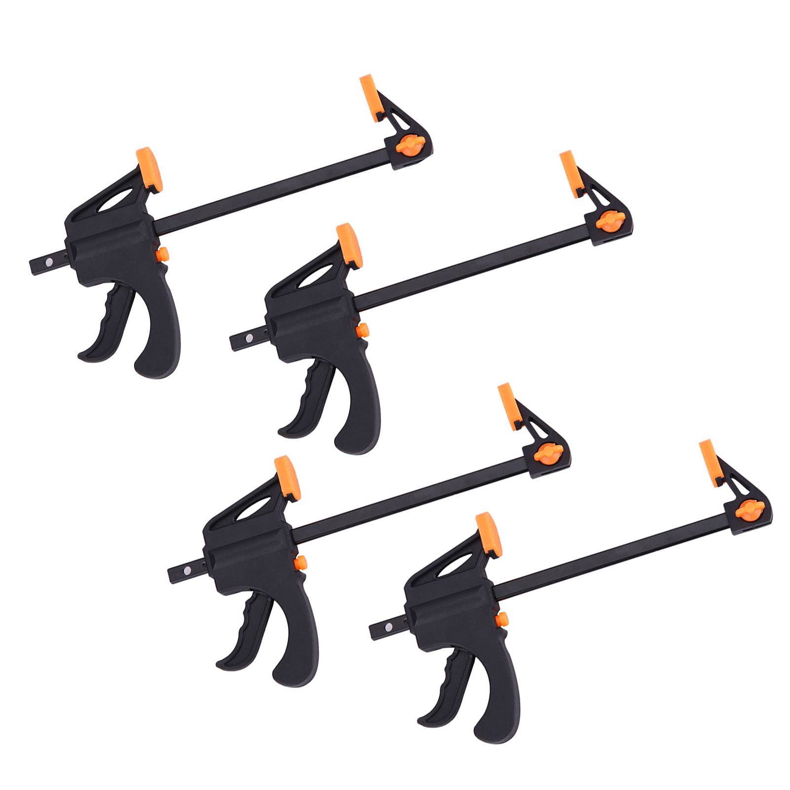 4pcs 4inch Bar F Clamps Clip Grip Quick Ratchet Release Woodworking DIY Hand view 9