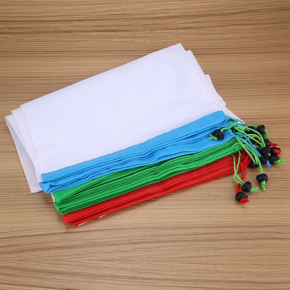 16Pcs Reusable Washable Vegetable Fruit Mesh Bags Storage Pouch with view 9