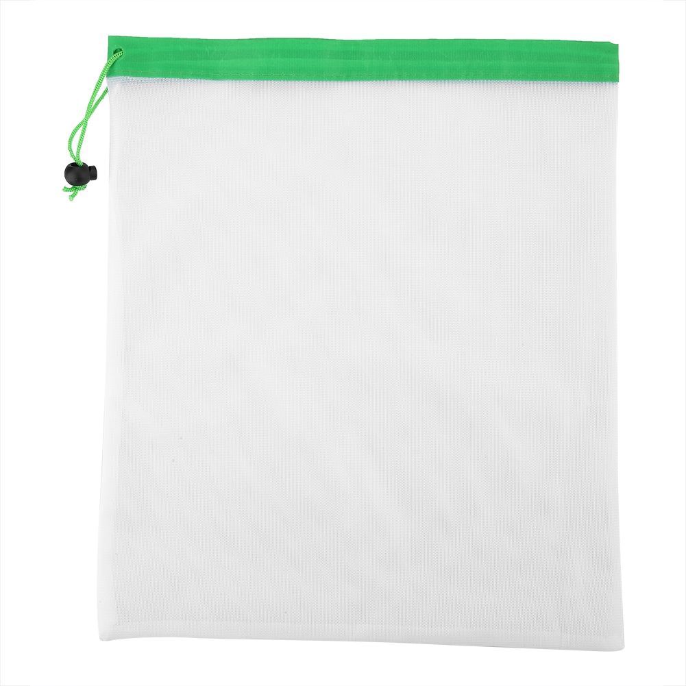 16Pcs Reusable Washable Vegetable Fruit Mesh Bags Storage Pouch with view 12