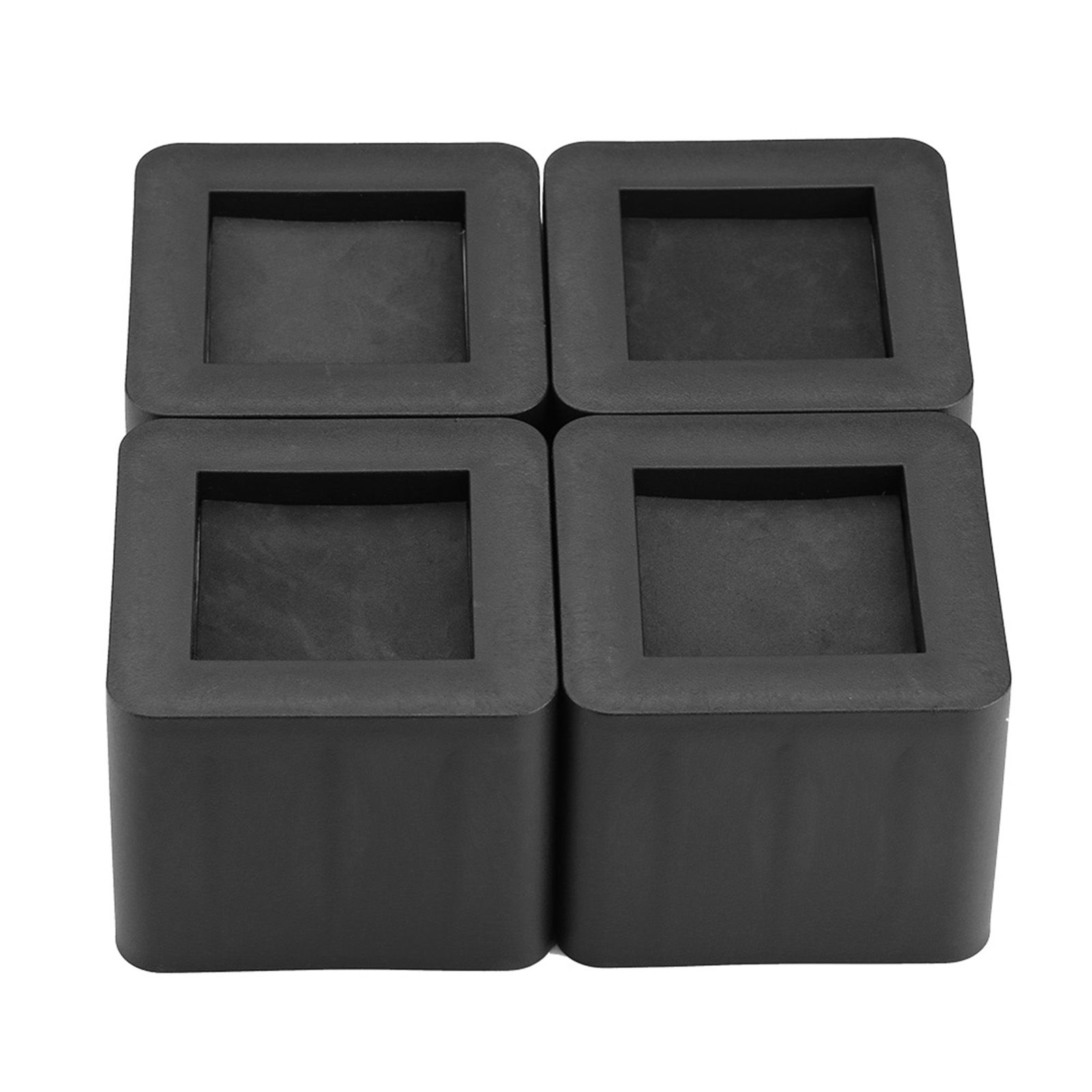 4pcs Set Furniture Leg Risers PP Plastic NOn Slip Riser for Table Desk Bed view 2