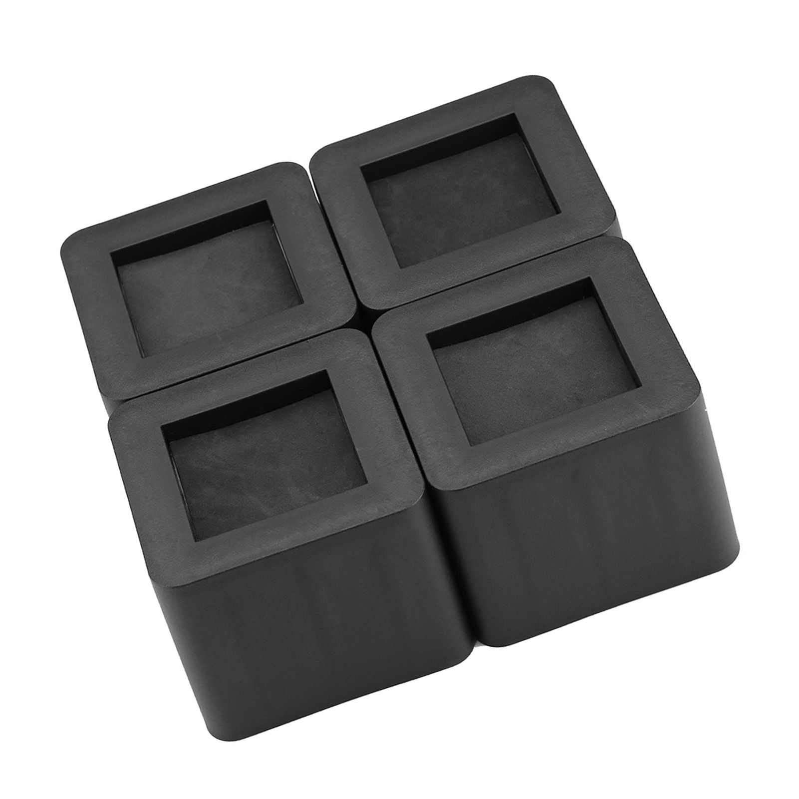 4pcs Set Furniture Leg Risers PP Plastic NOn Slip Riser for Table Desk Bed view 3