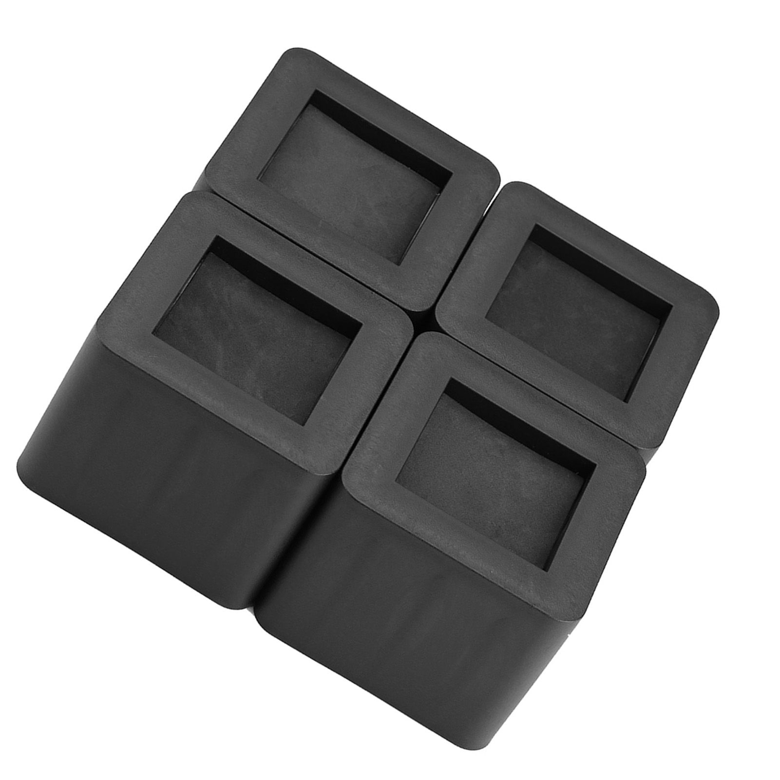 4pcs Set Furniture Leg Risers PP Plastic NOn Slip Riser for Table Desk Bed view 5