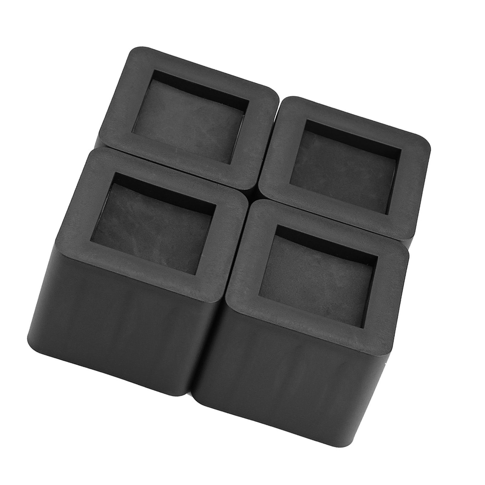 4pcs Set Furniture Leg Risers PP Plastic NOn Slip Riser for Table Desk Bed view 6