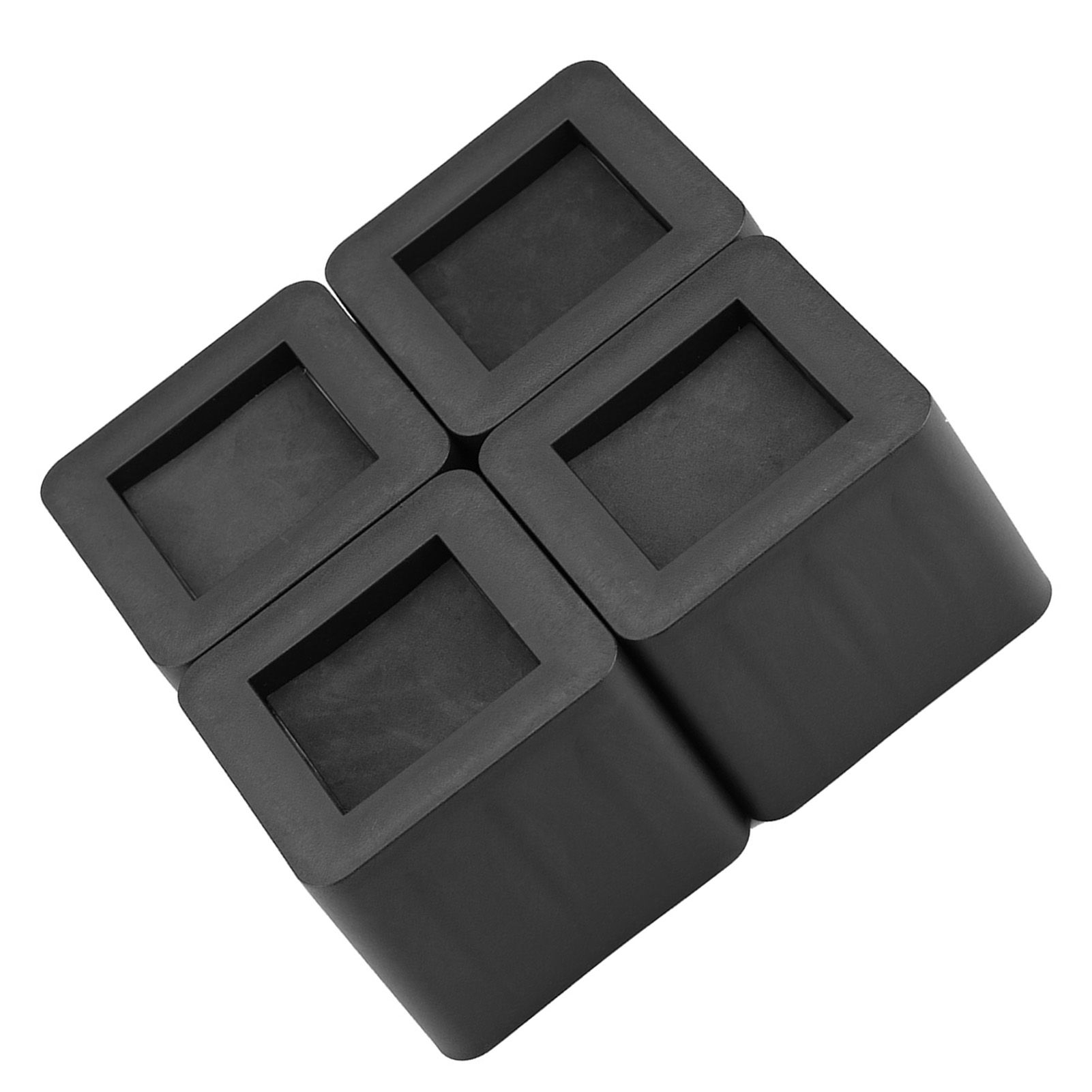 4pcs Set Furniture Leg Risers PP Plastic NOn Slip Riser for Table Desk Bed view 7