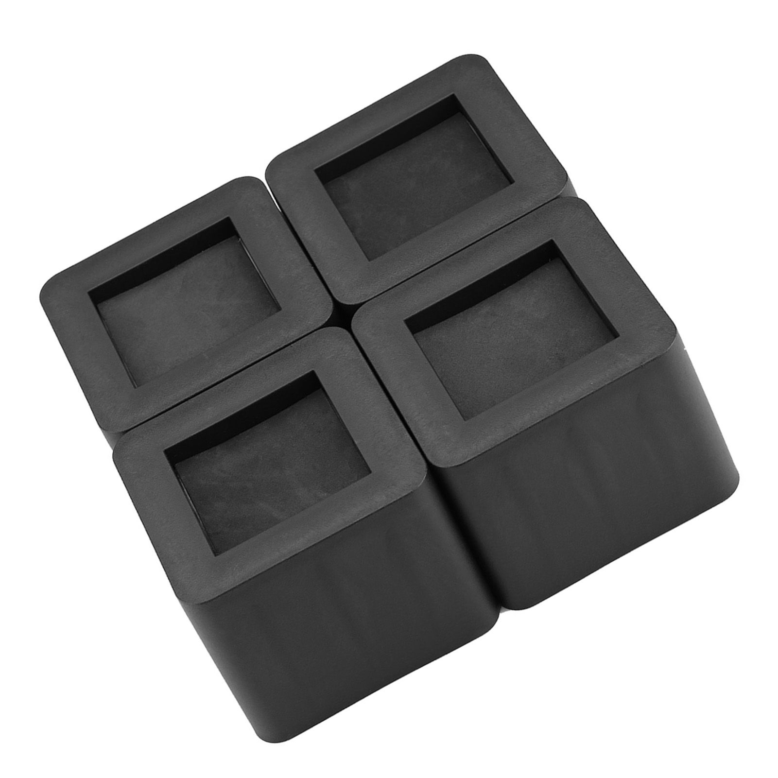 4pcs Set Furniture Leg Risers PP Plastic NOn Slip Riser for Table Desk Bed view 8