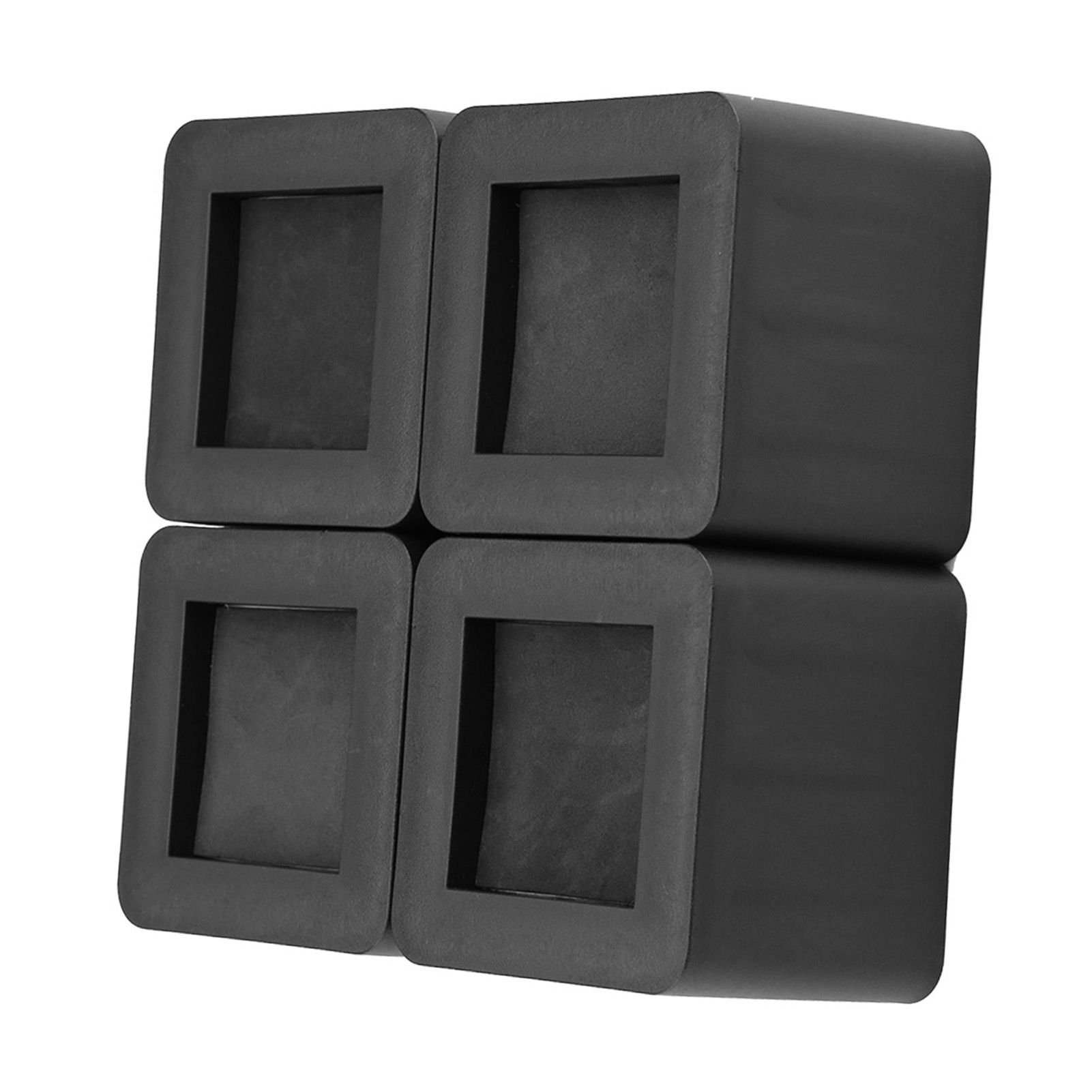 4pcs Set Furniture Leg Risers PP Plastic NOn Slip Riser for Table Desk Bed view 9