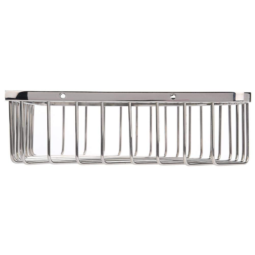 Stainless Steel Bathroom Shower Corner Basket Storage Shelf Wall Mounted view 5