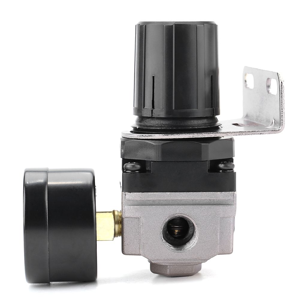 Pneumatic Regulator Adjustable Air Pressure Compressor Control Valve Gauge view 6