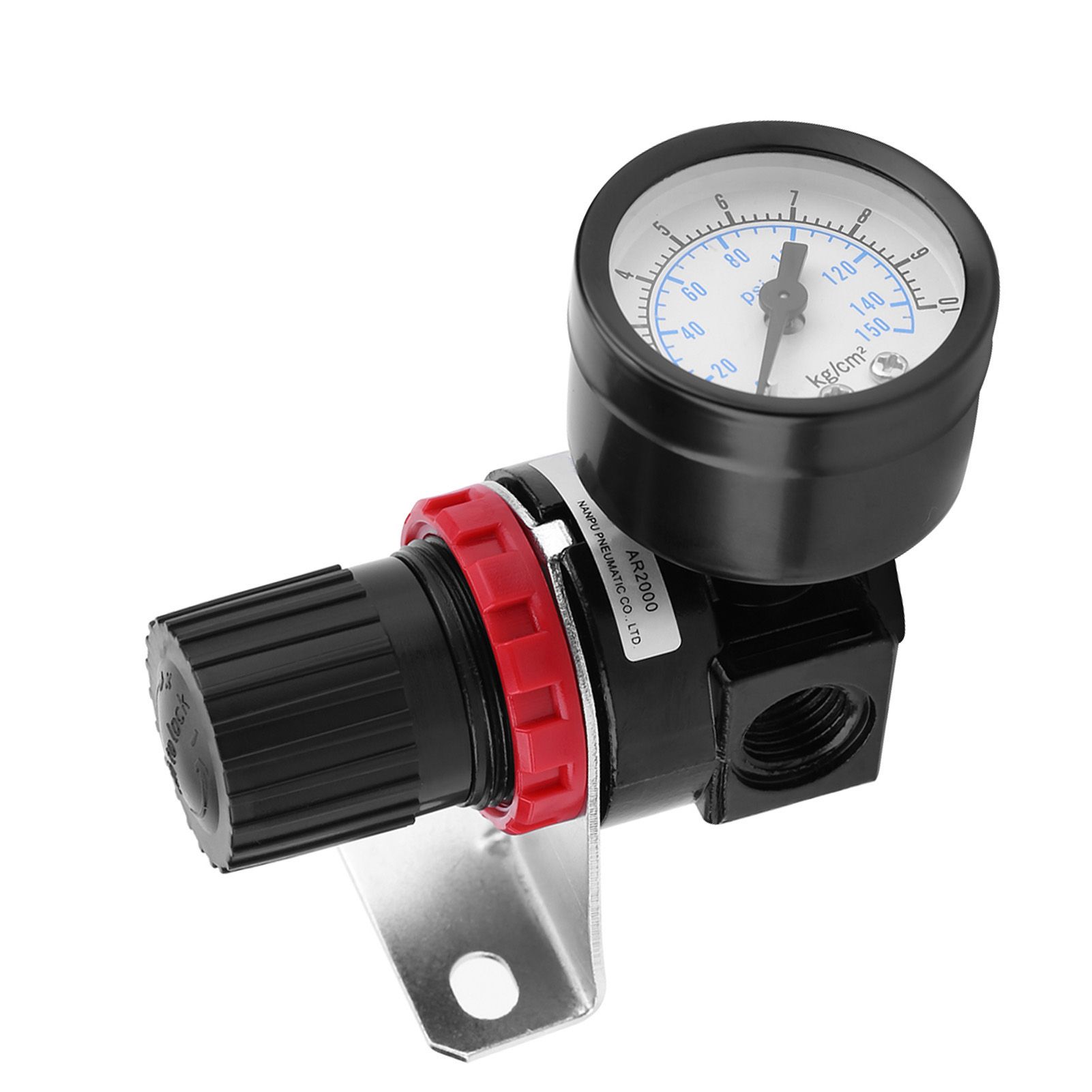 G1/4 Pneumatic Regulator Adjustable Air Pressure Compressor Control Valve view 2