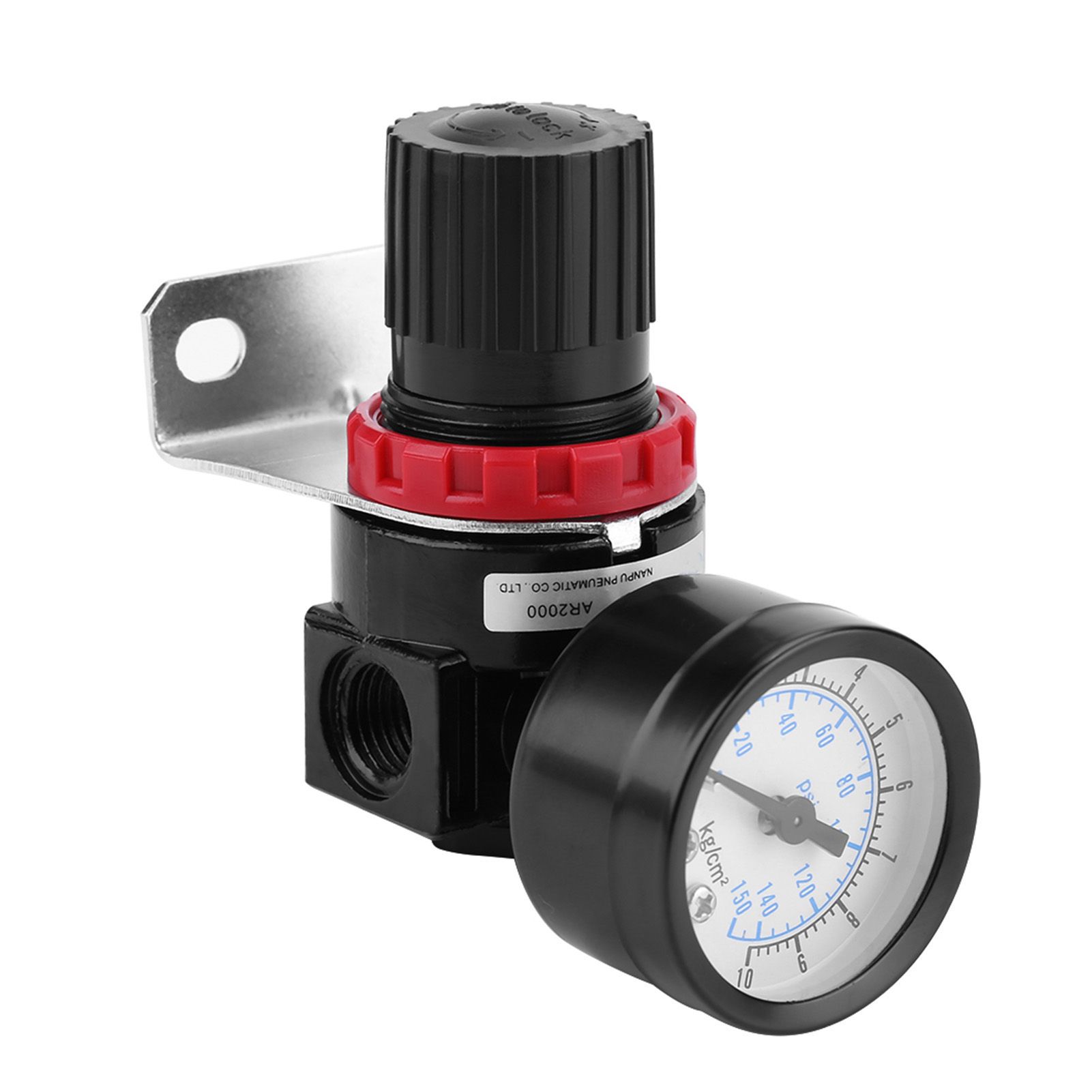 G1/4 Pneumatic Regulator Adjustable Air Pressure Compressor Control Valve view 3