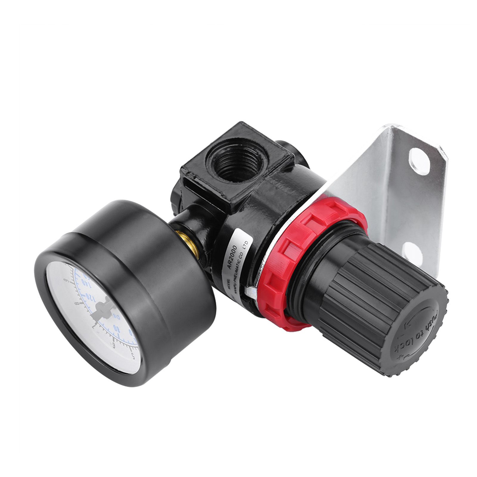 G1/4 Pneumatic Regulator Adjustable Air Pressure Compressor Control Valve view 5