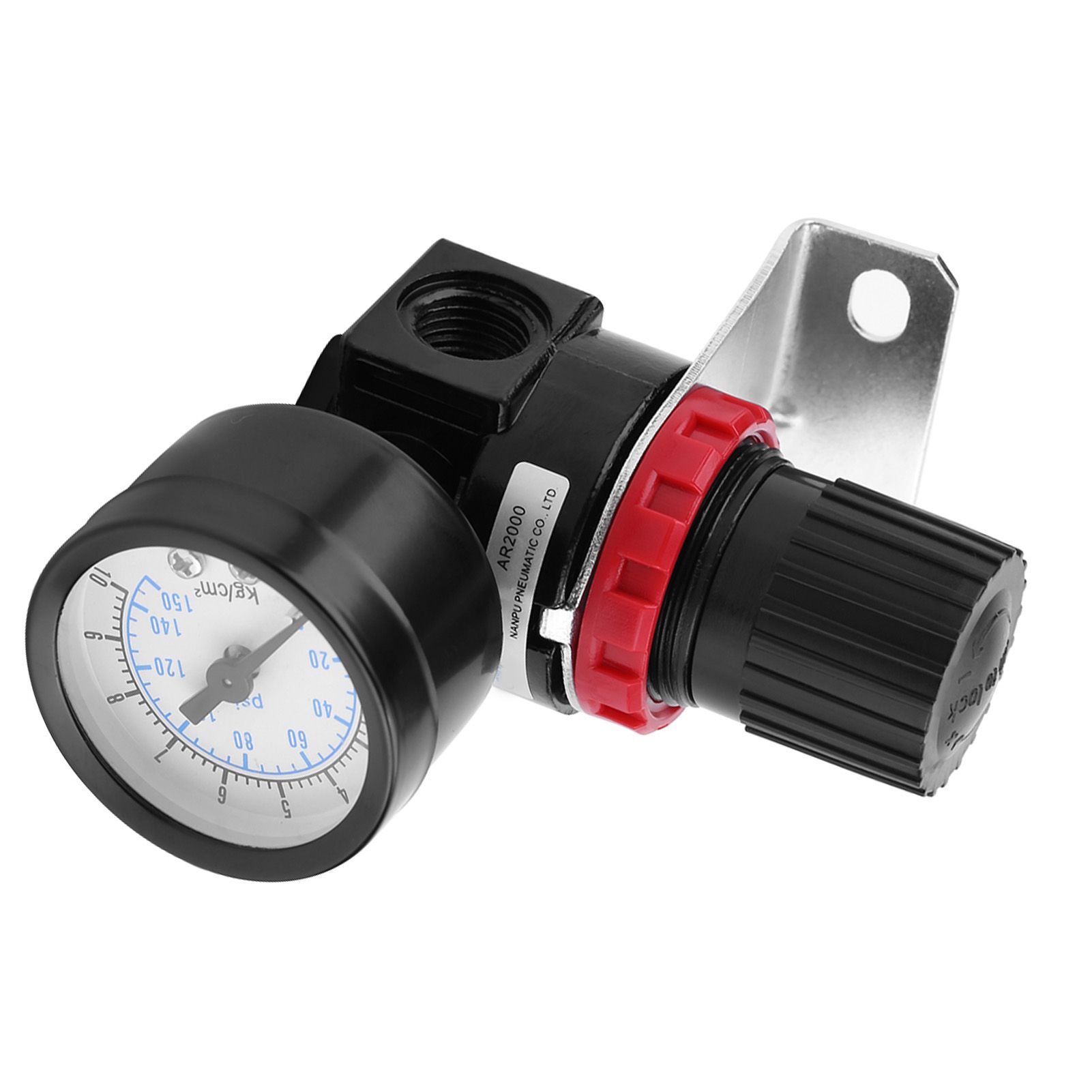 G1/4 Pneumatic Regulator Adjustable Air Pressure Compressor Control Valve view 6