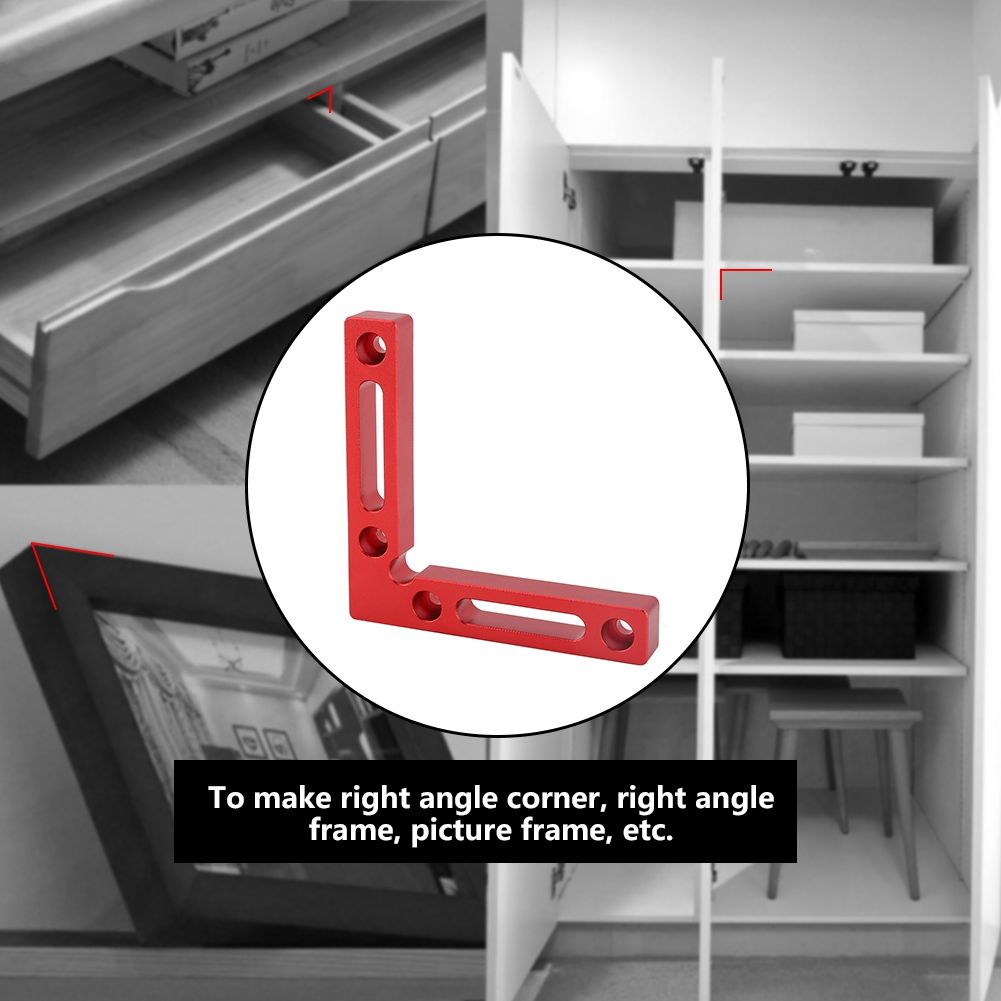 Aluminum Alloy L Shape Corner Clamp 90° Right Angle Welding Woodworking Tool view 6