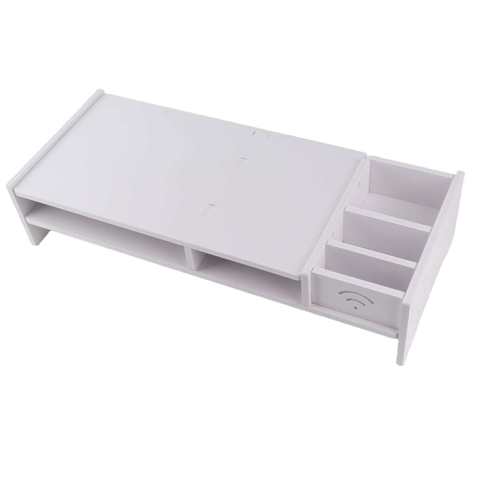 Computer Monitor Riser Laptop PC Stand Home Office Desktop Table Storage view 2