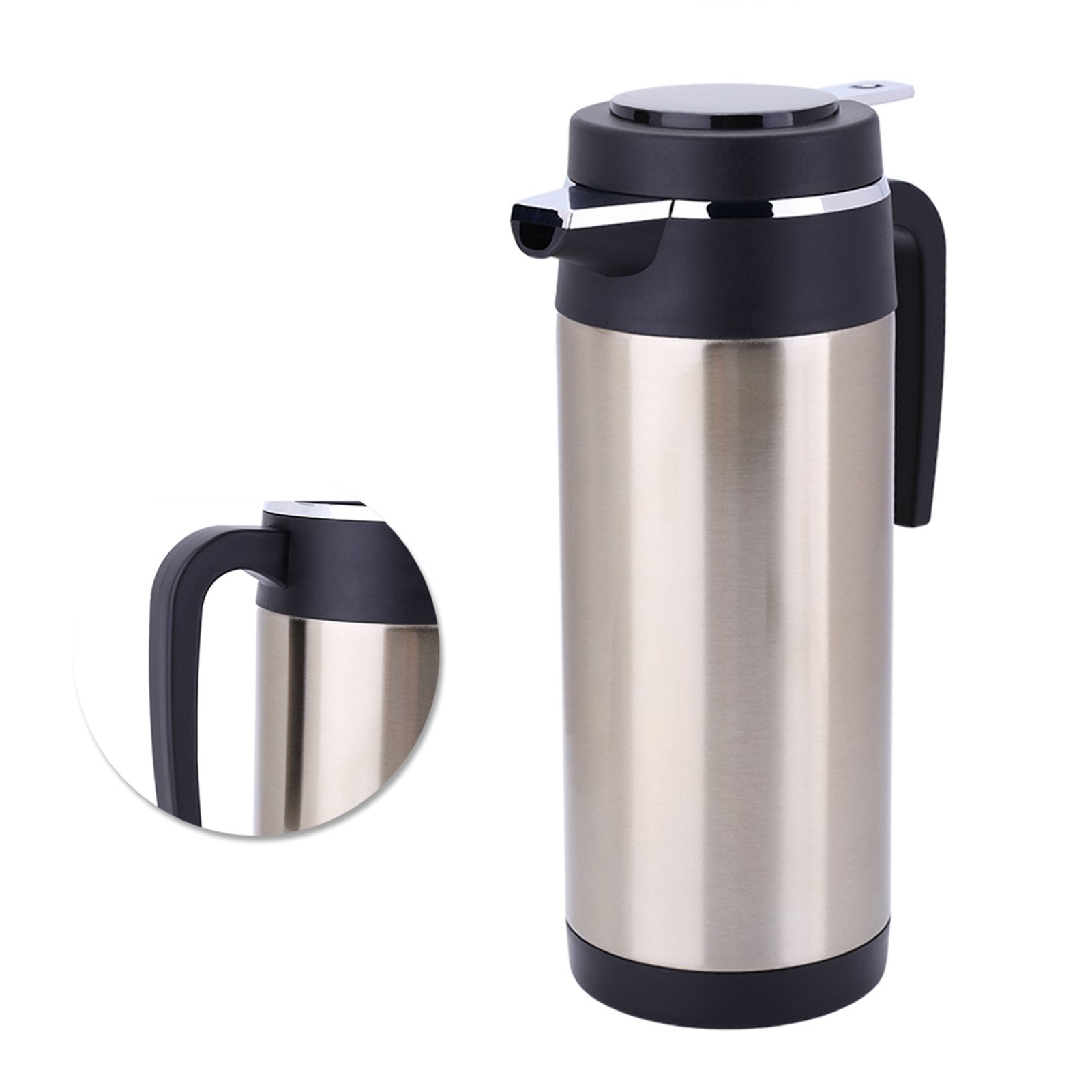 850ml 24V Travel Car Kettle Cigarette Lighter Socket Water Heater Bottle for view 10