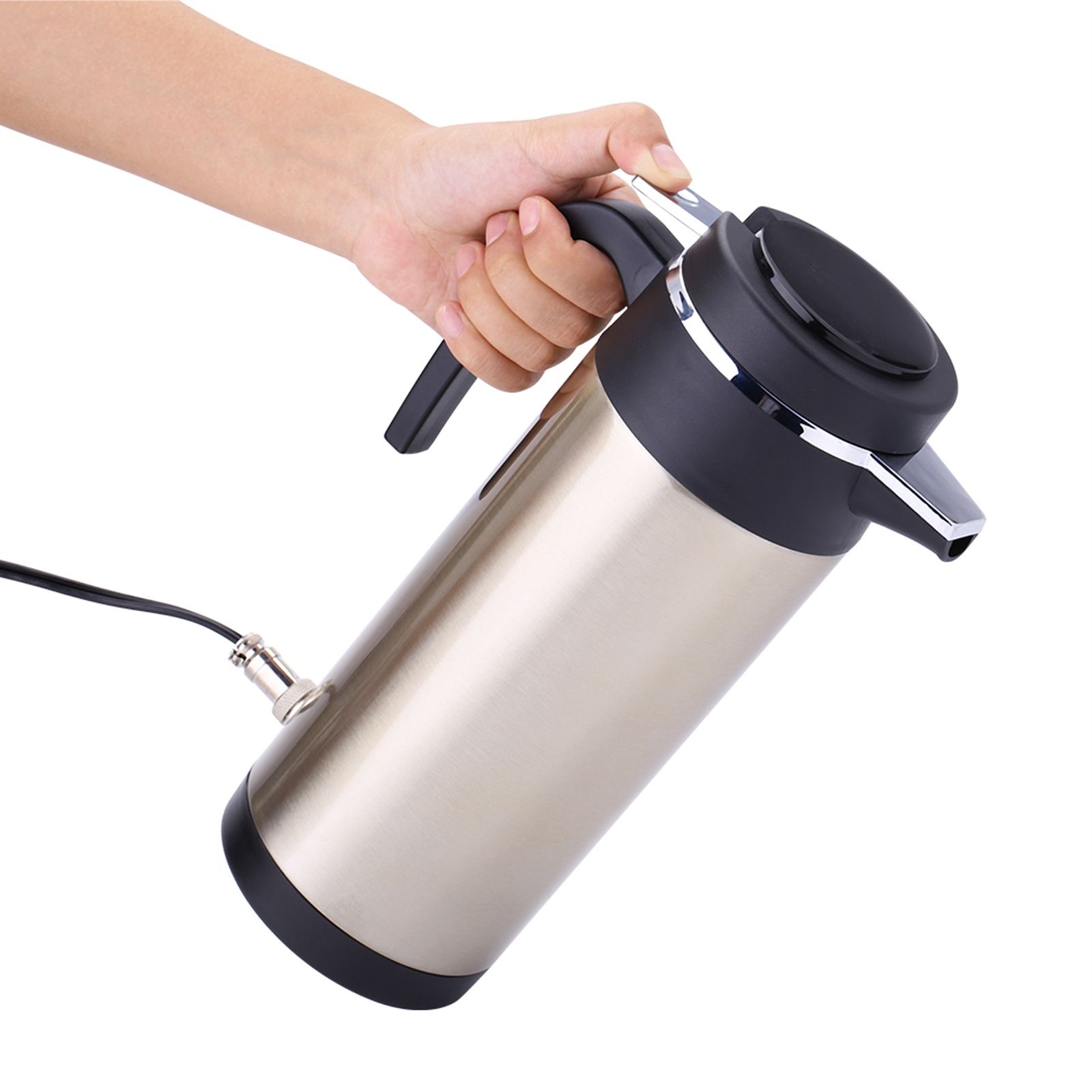 850ml 24V Travel Car Kettle Cigarette Lighter Socket Water Heater Bottle for view 11