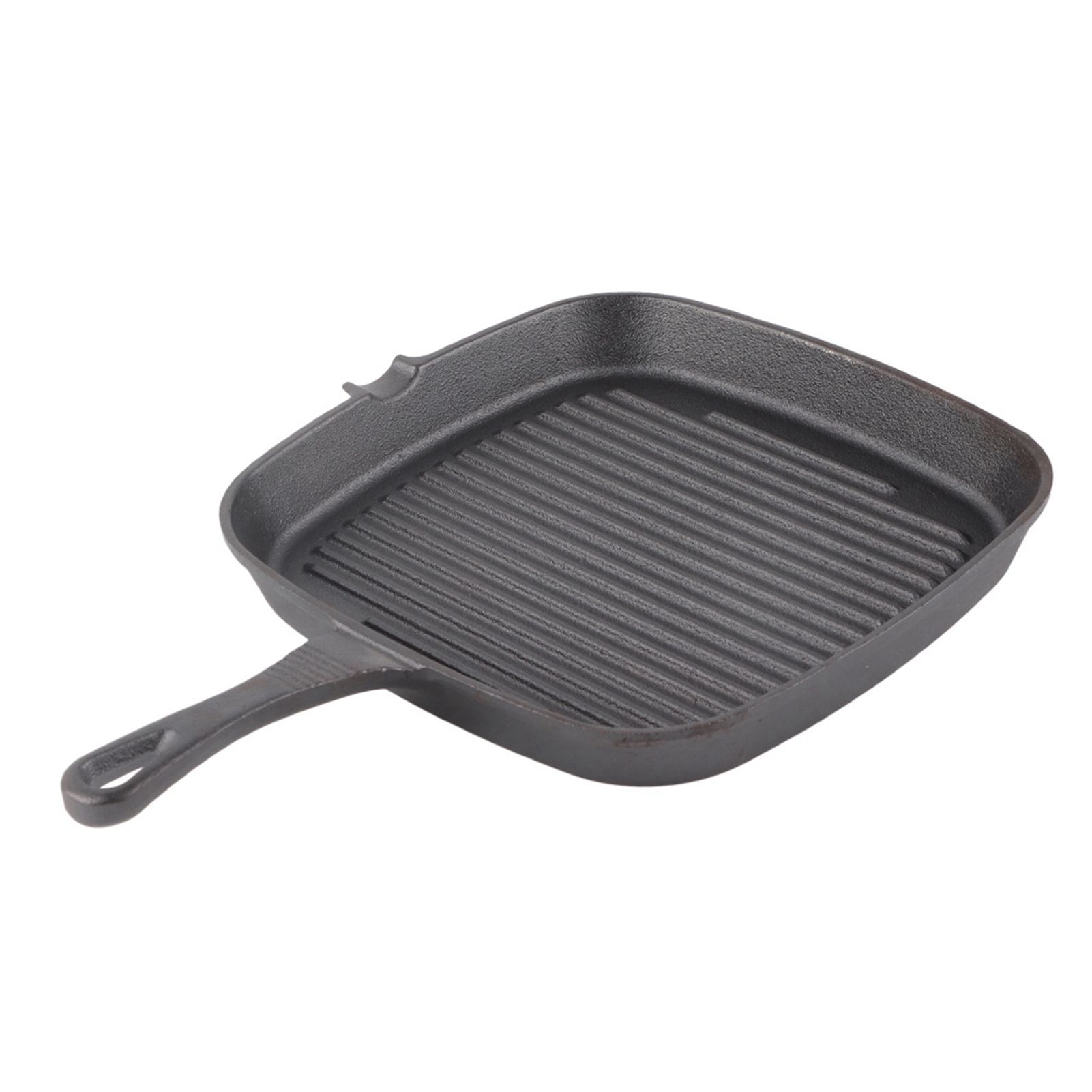 Cast Iron Steak Frying Pan Food Meals Gas Induction Cooker Cooking Pot Kitchen view 11