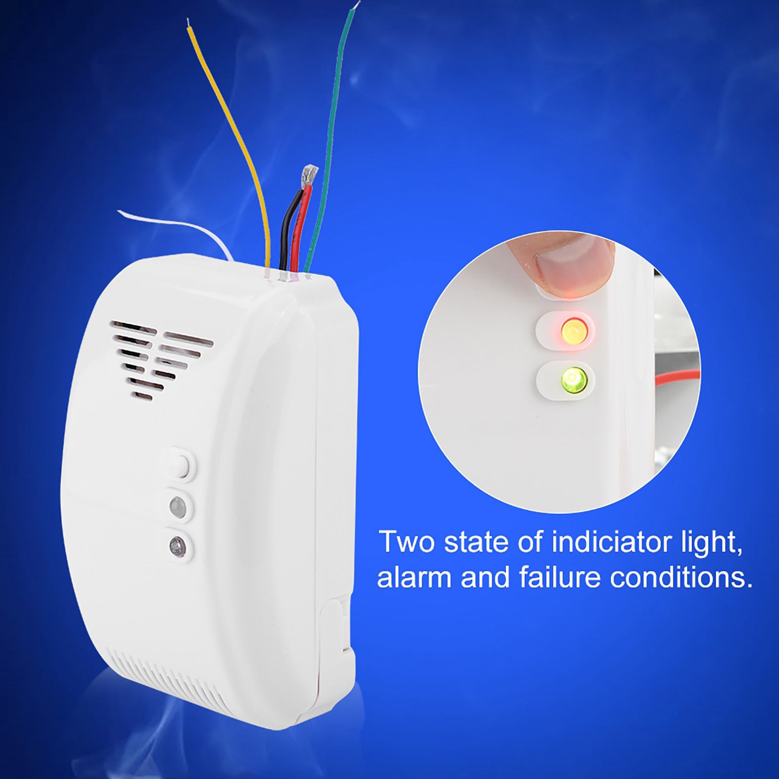 Natural Gas Alarm Sensor Propane Butane LPG Natural Motor Home Marine 12V view 4