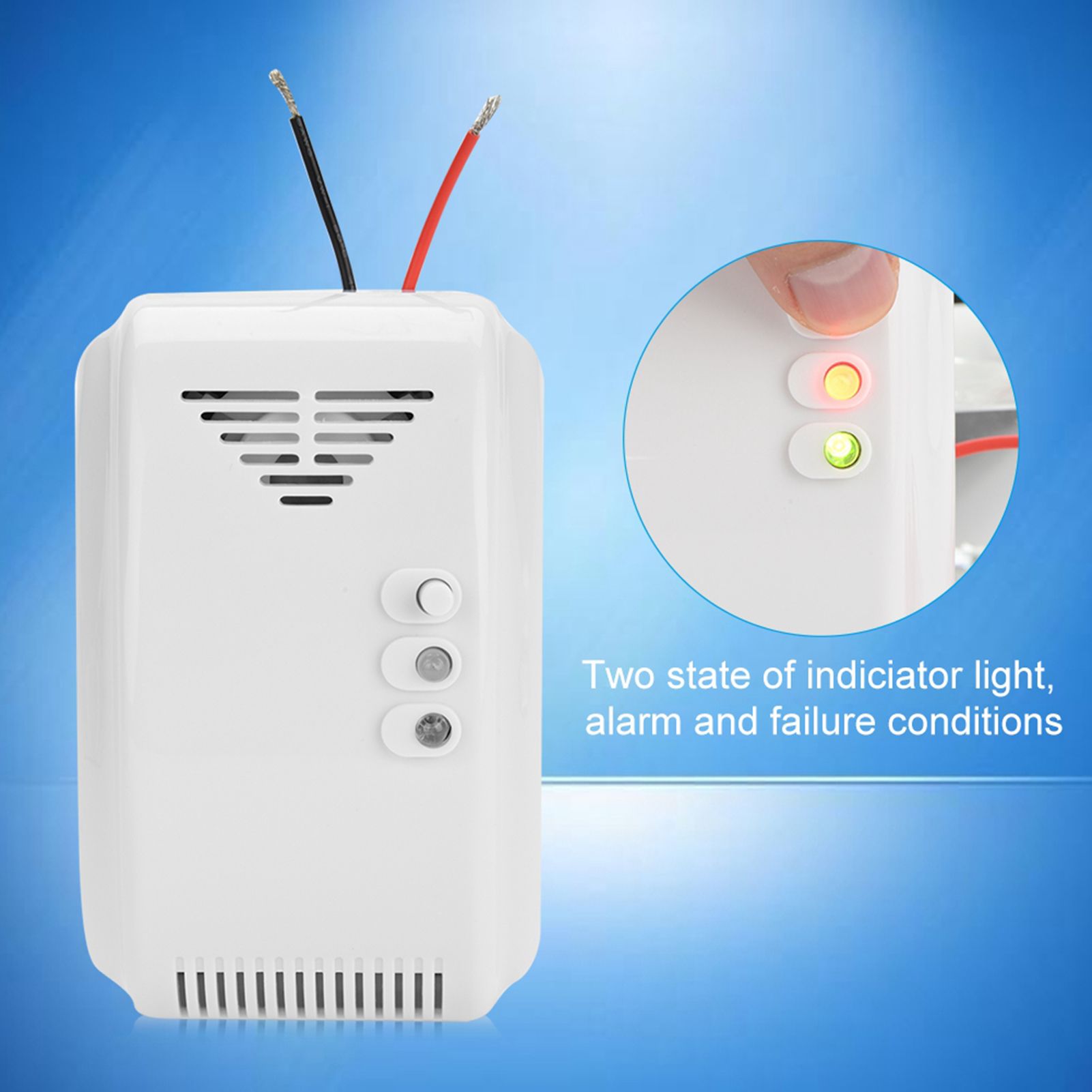 Combustible Gas Leak Alarm Sensor Propane Butane LPG Natural Motor Home Safety view 5