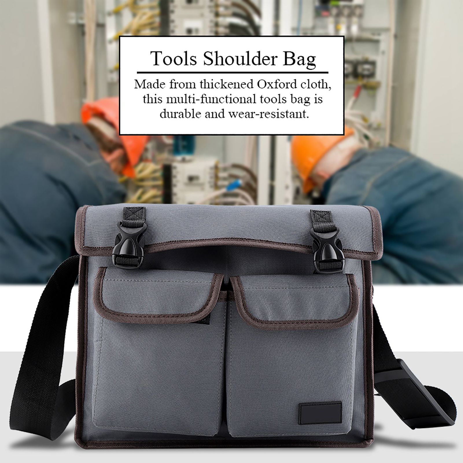 Thickened Oxford Cloth Tools Shoulder Bag Holder Organizer for Electrician — image 1