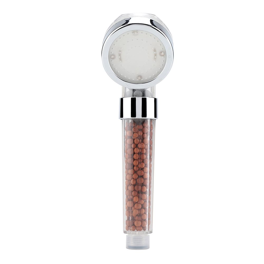 Water Powered LED Light Bathroom Handheld Shower Spray Head with Anion view 7