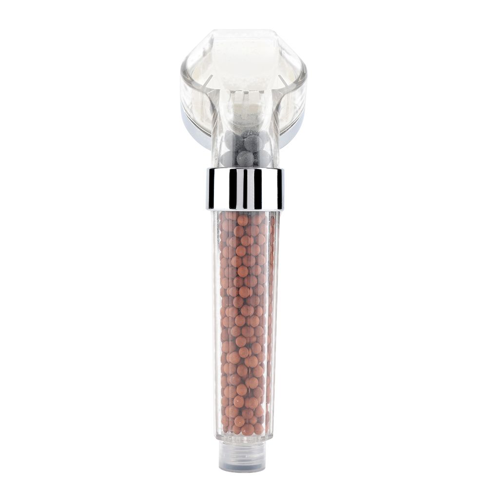 Water Powered LED Light Bathroom Handheld Shower Spray Head with Anion view 9
