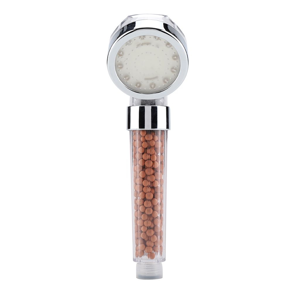 Water Powered LED Light Bathroom Handheld Shower Spray Head with Anion view 7