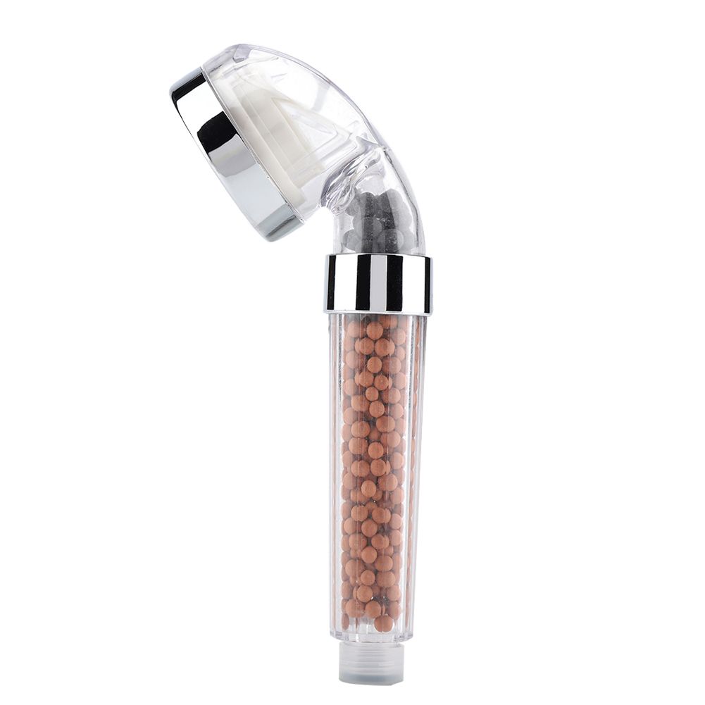 Water Powered LED Light Bathroom Handheld Shower Spray Head with Anion view 8
