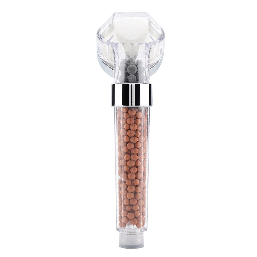 Water Powered LED Light Bathroom Handheld Shower Spray Head with Anion view 9
