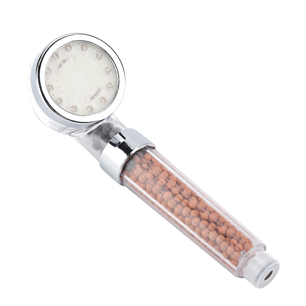 Water Powered LED Light Bathroom Handheld Shower Spray Head with Anion view 10