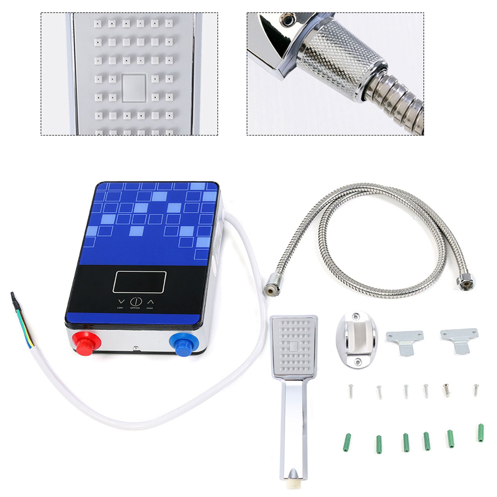 220V 6500W Tankless Instant Electric Hot Water Heater for Home Bathroom Shower view 9