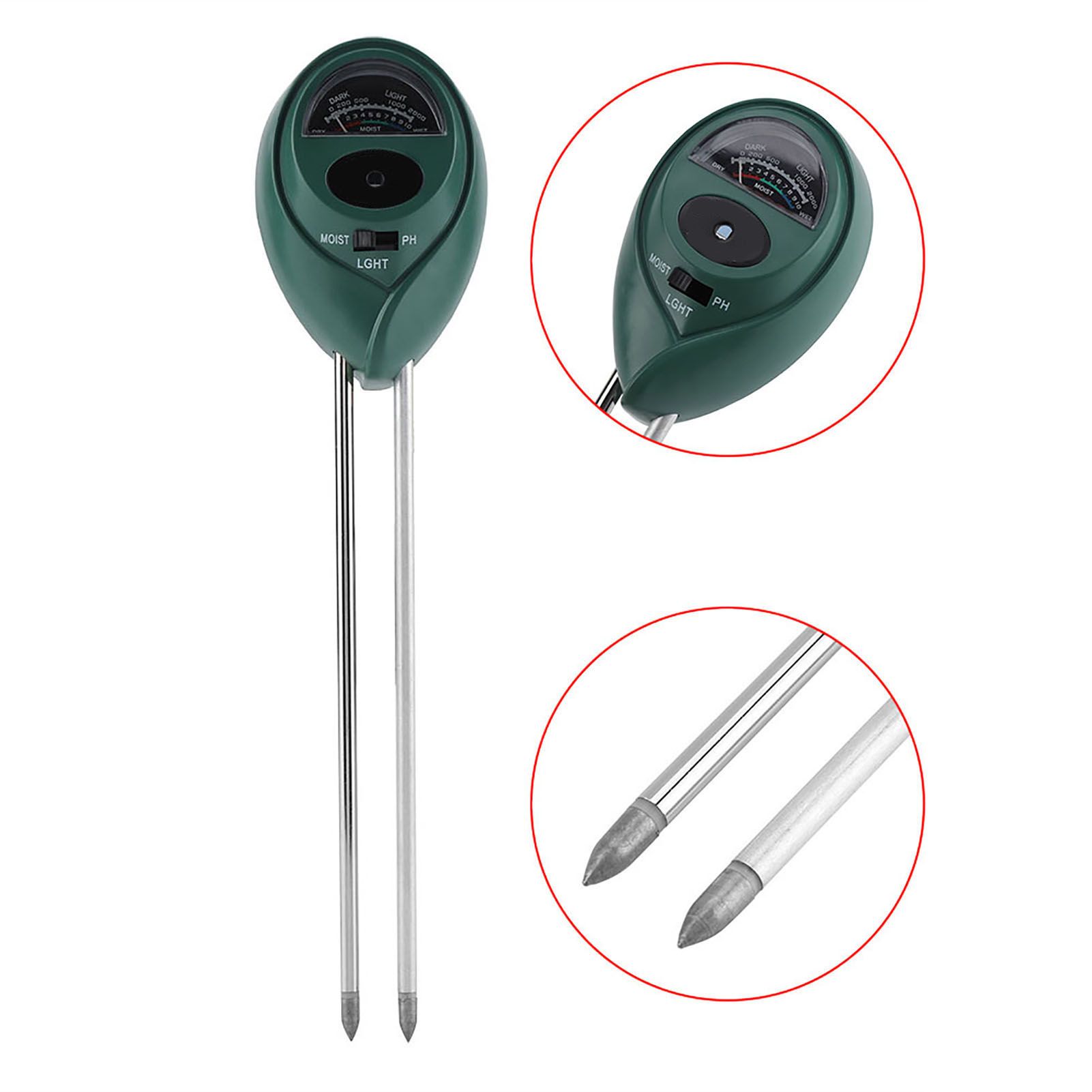 3 in 1 Moisture Sensor Meter Soil Water Monitor Hydrometer Farming Plant view 5