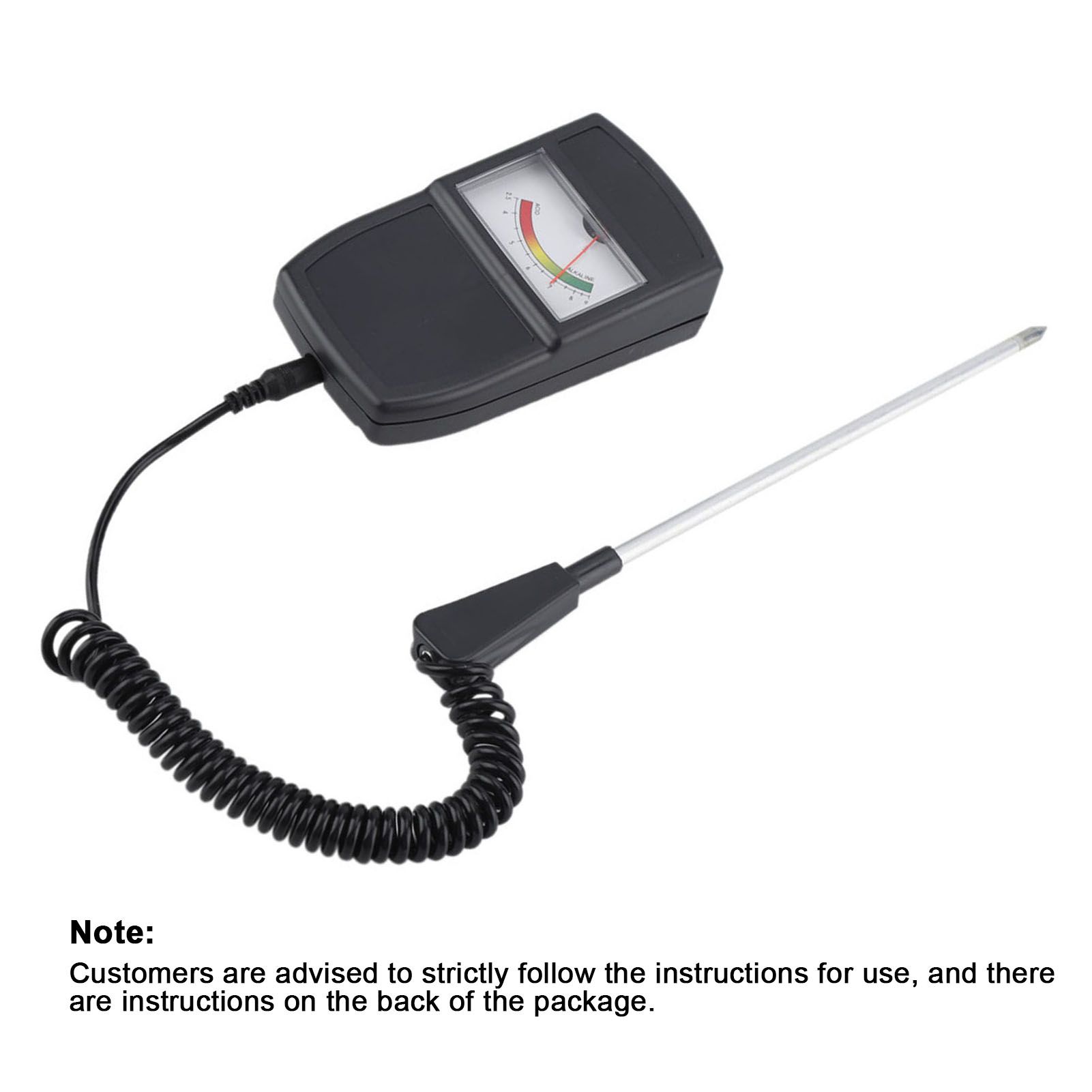 Compact Lightweight Soil pH Level Tester for Plants Crops Flowers Vegetable view 6