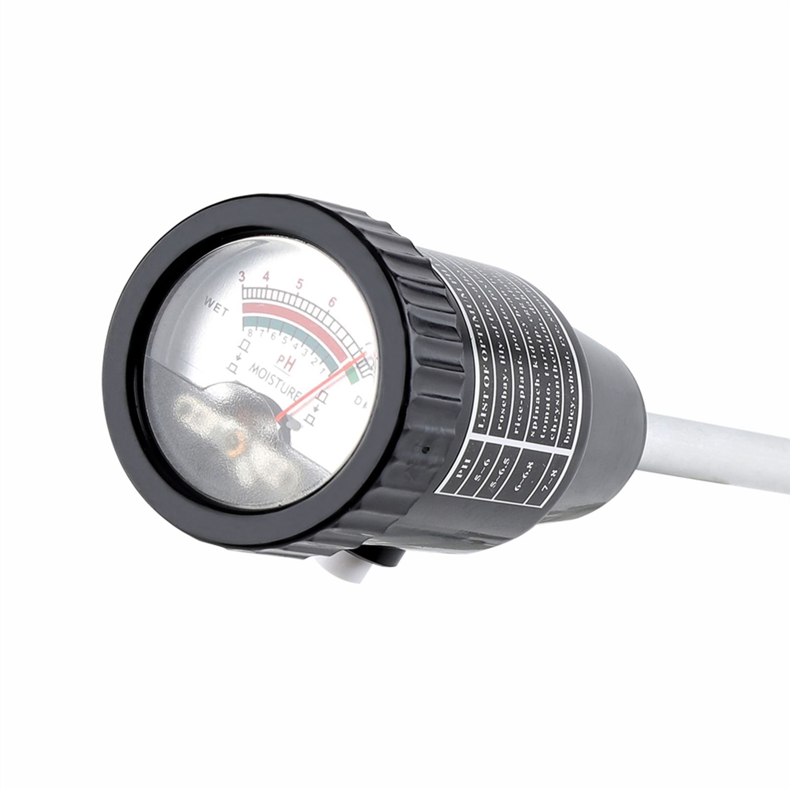 Soil PH / Moisture Meter Tester Long Water Quality Plants Hydroponics Analyzer view 10