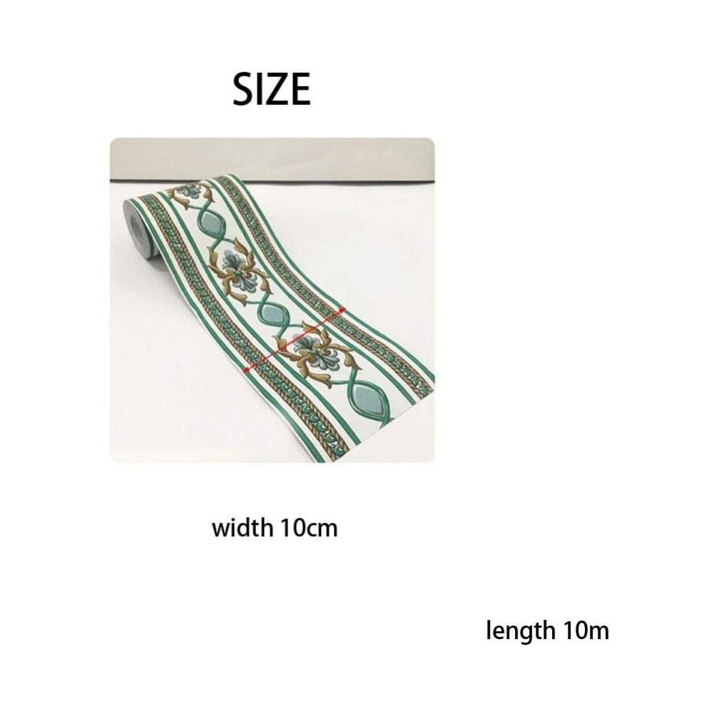 1 Roll of Adhesive Wall Sticker Beautiful Flower Pattern Bedroom Living Room view 2