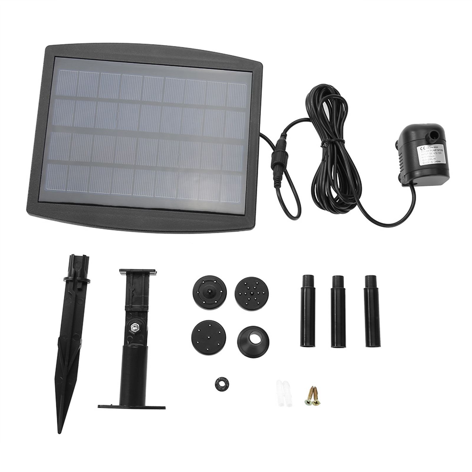 2.5W Solar Powered Fountain Water Pump for Pool Pond Garden Plants Aquarium view 2