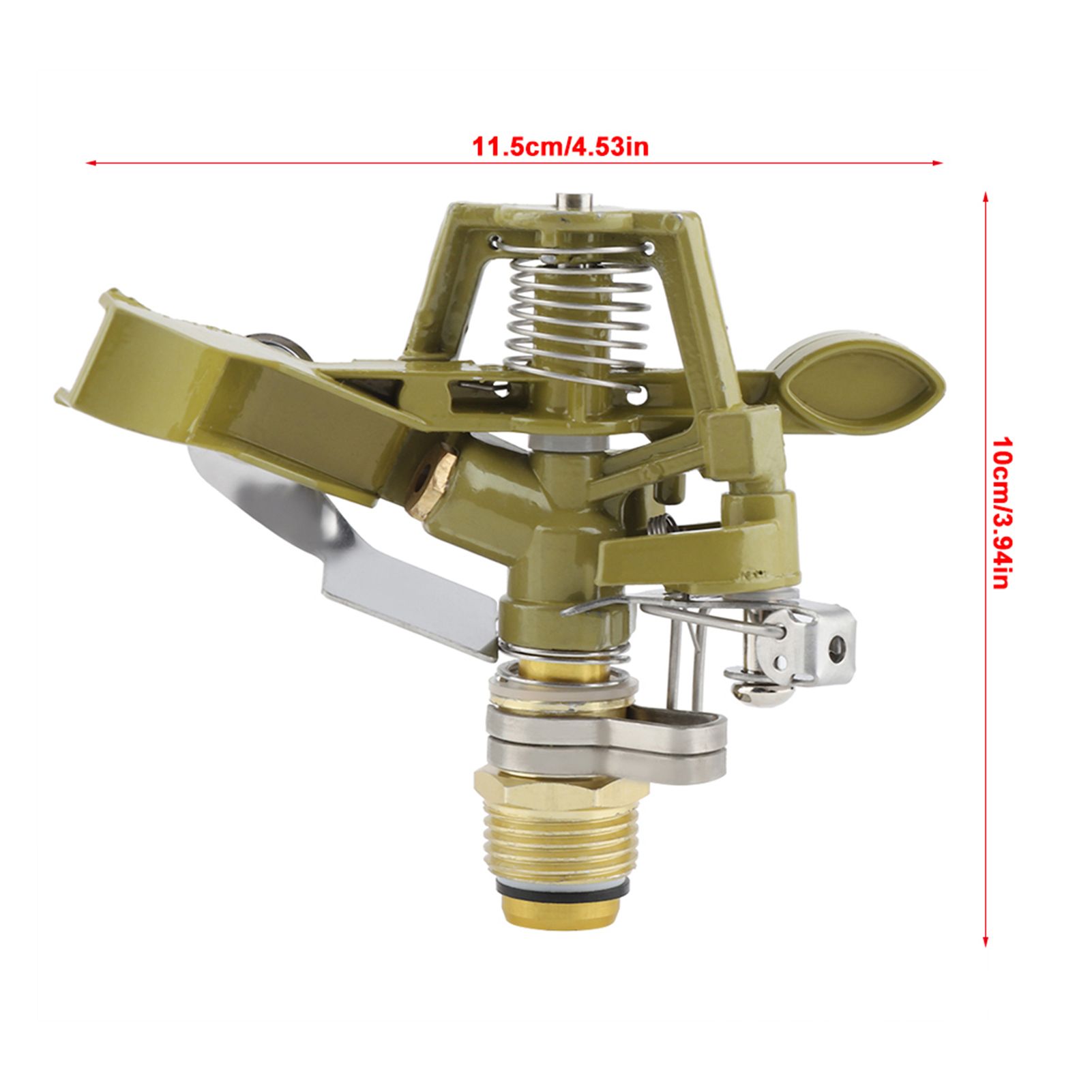 360 ° Zinc Alloy Ground Insert Zinc Sprink Water Watering Sprinkler Sprayer view 10