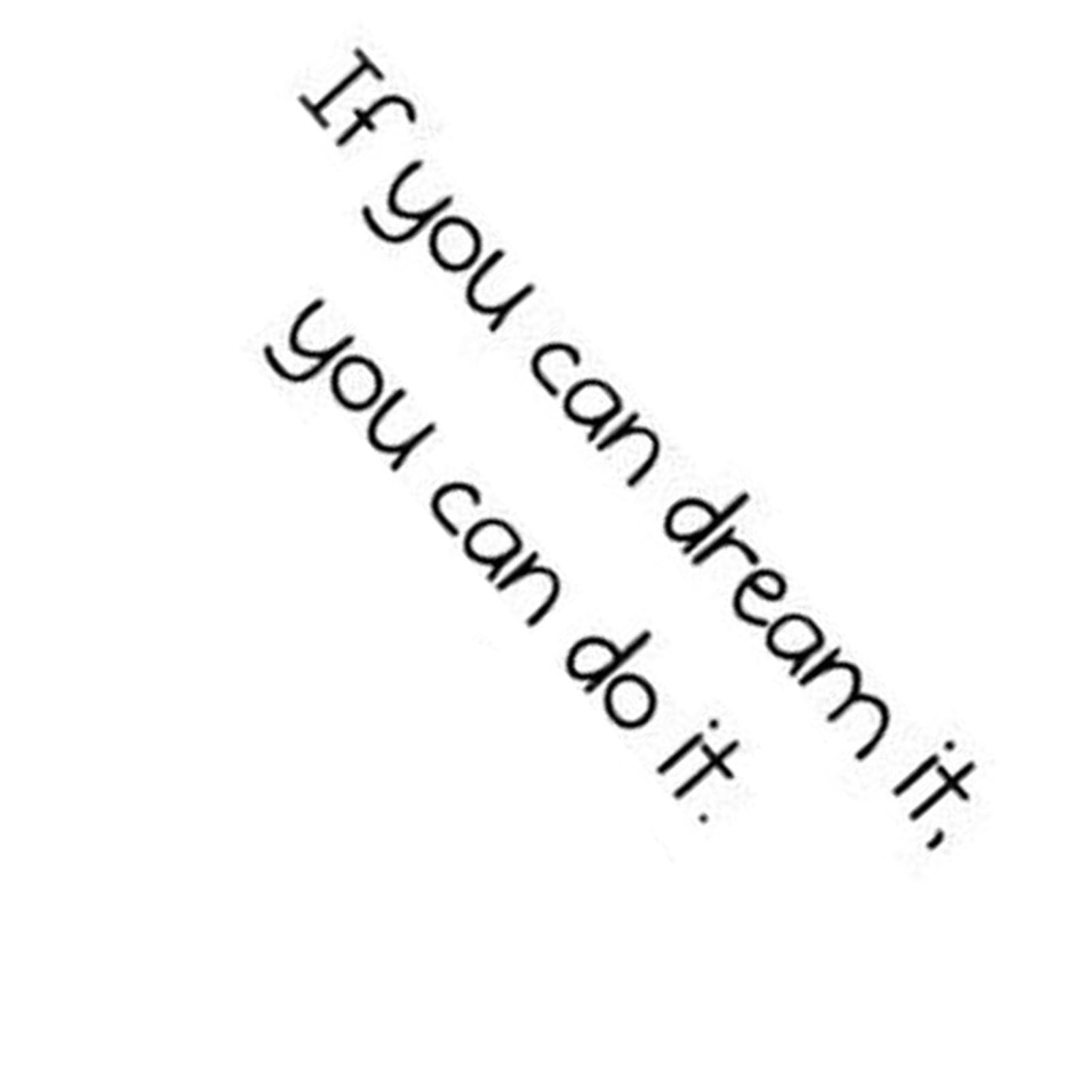 If You can Dream It Sticker Living Room Bedroom Backdrop Wall Decorative Decal view 4